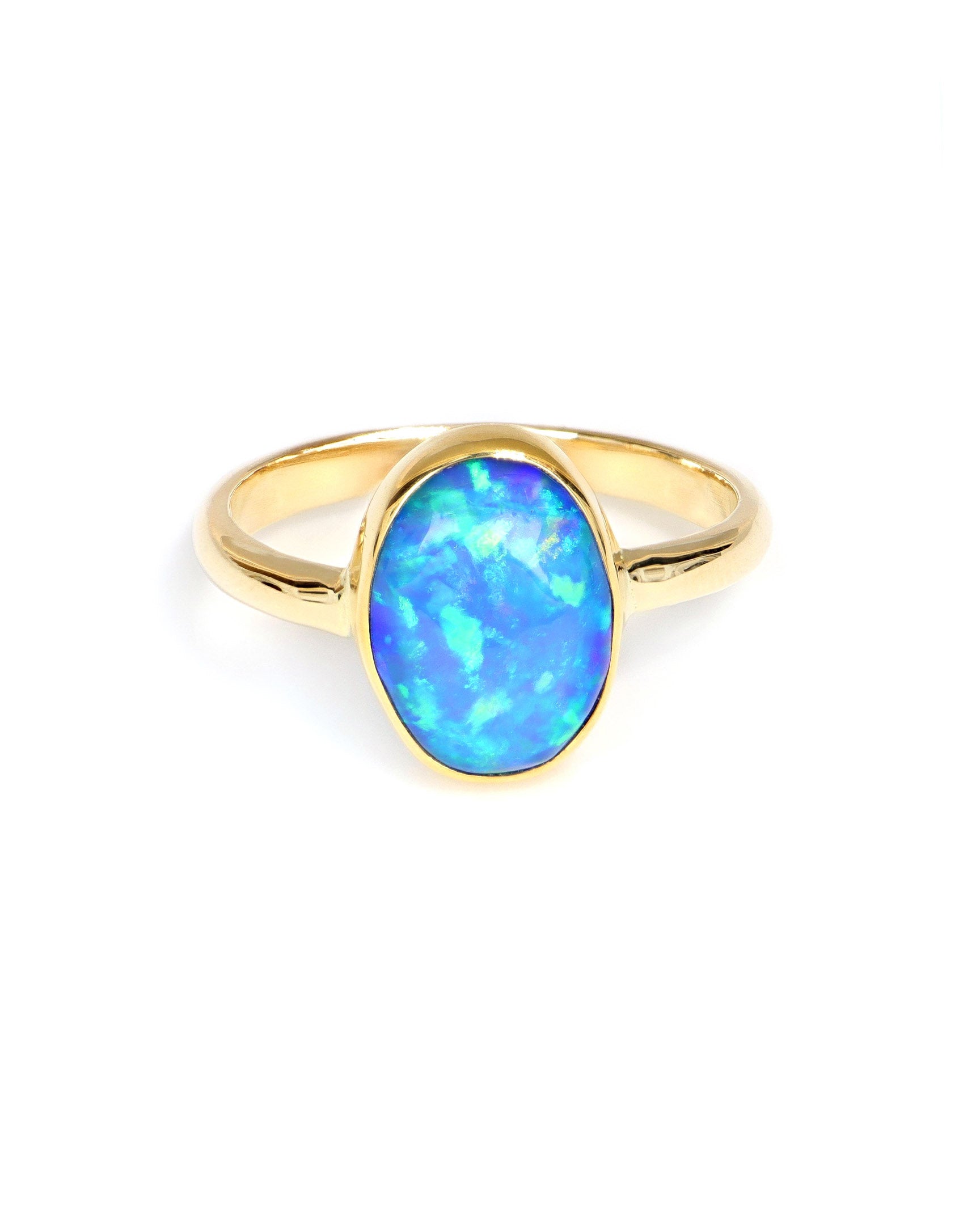 Oval Opal Ring