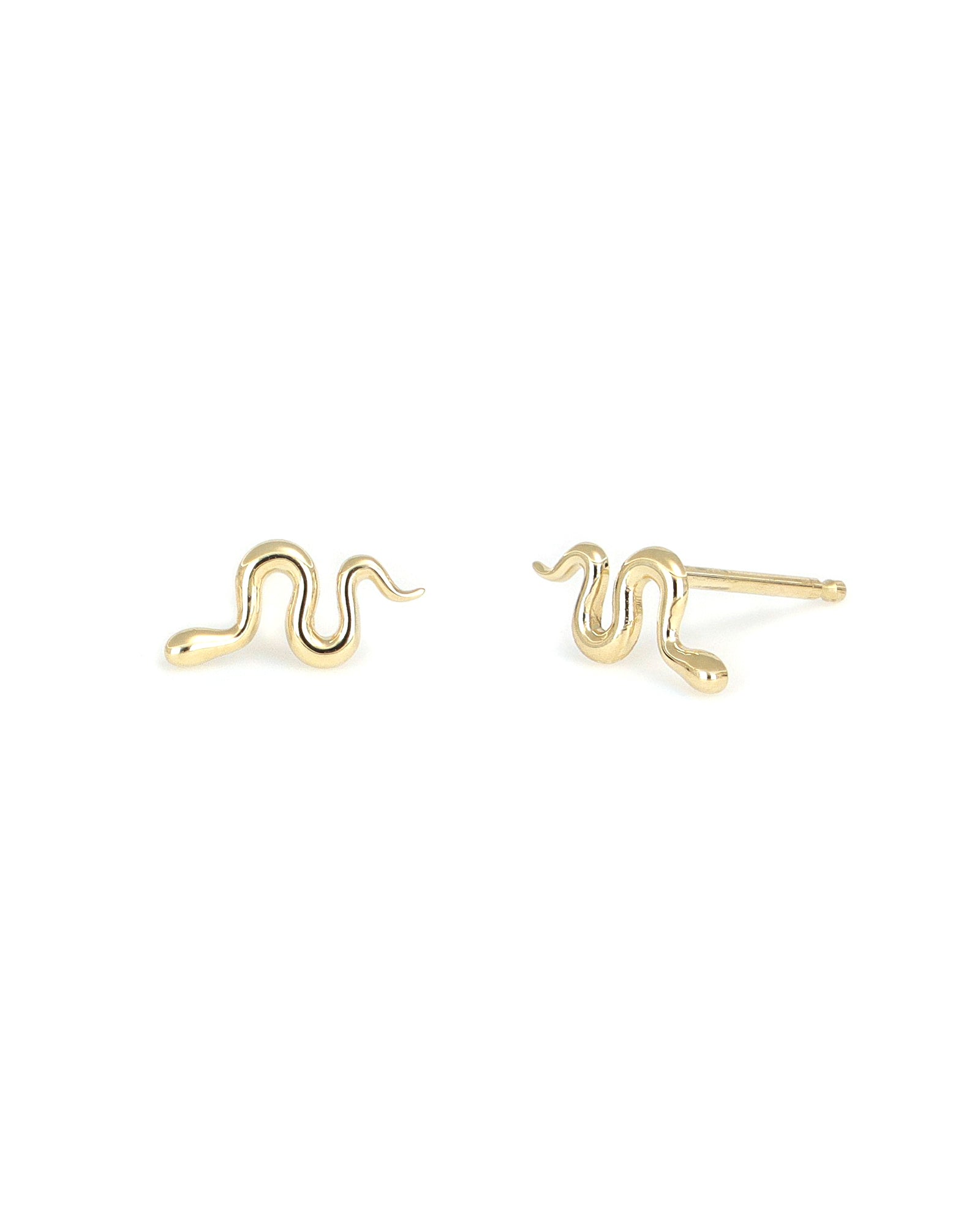 Dainty Snake Stud Earrings