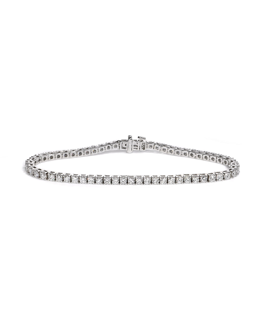 14kw 4.10ctw Lab Diamond Tennis Bracelet