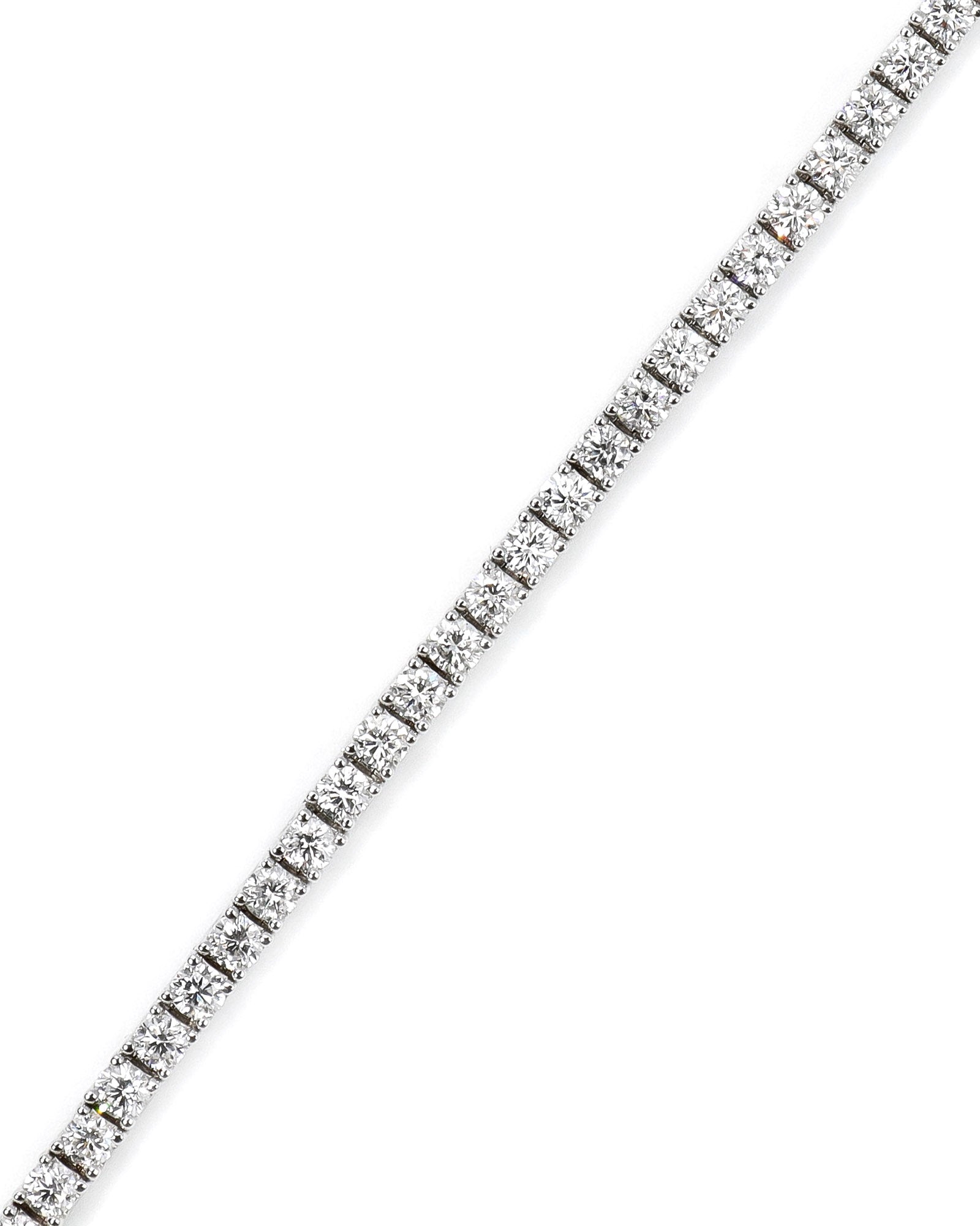 14kw 4.10ctw Lab Diamond Tennis Bracelet