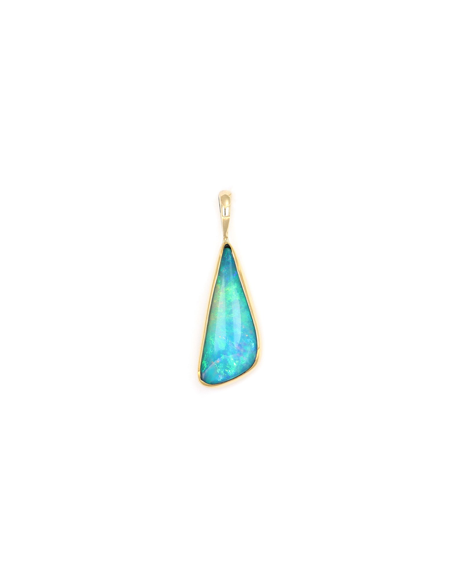 Offset Triangular Drop Pendant