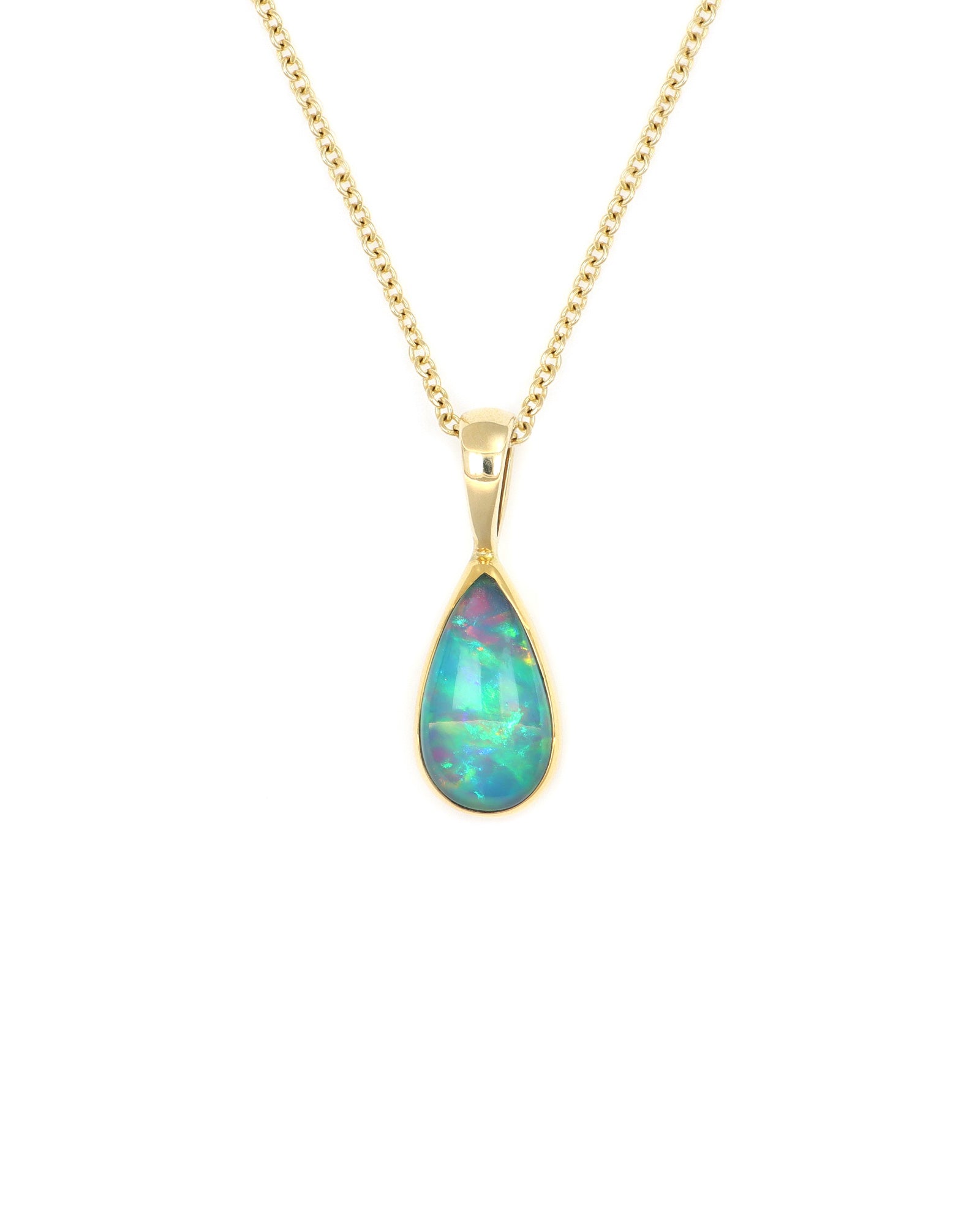 Drop Opal Pendant