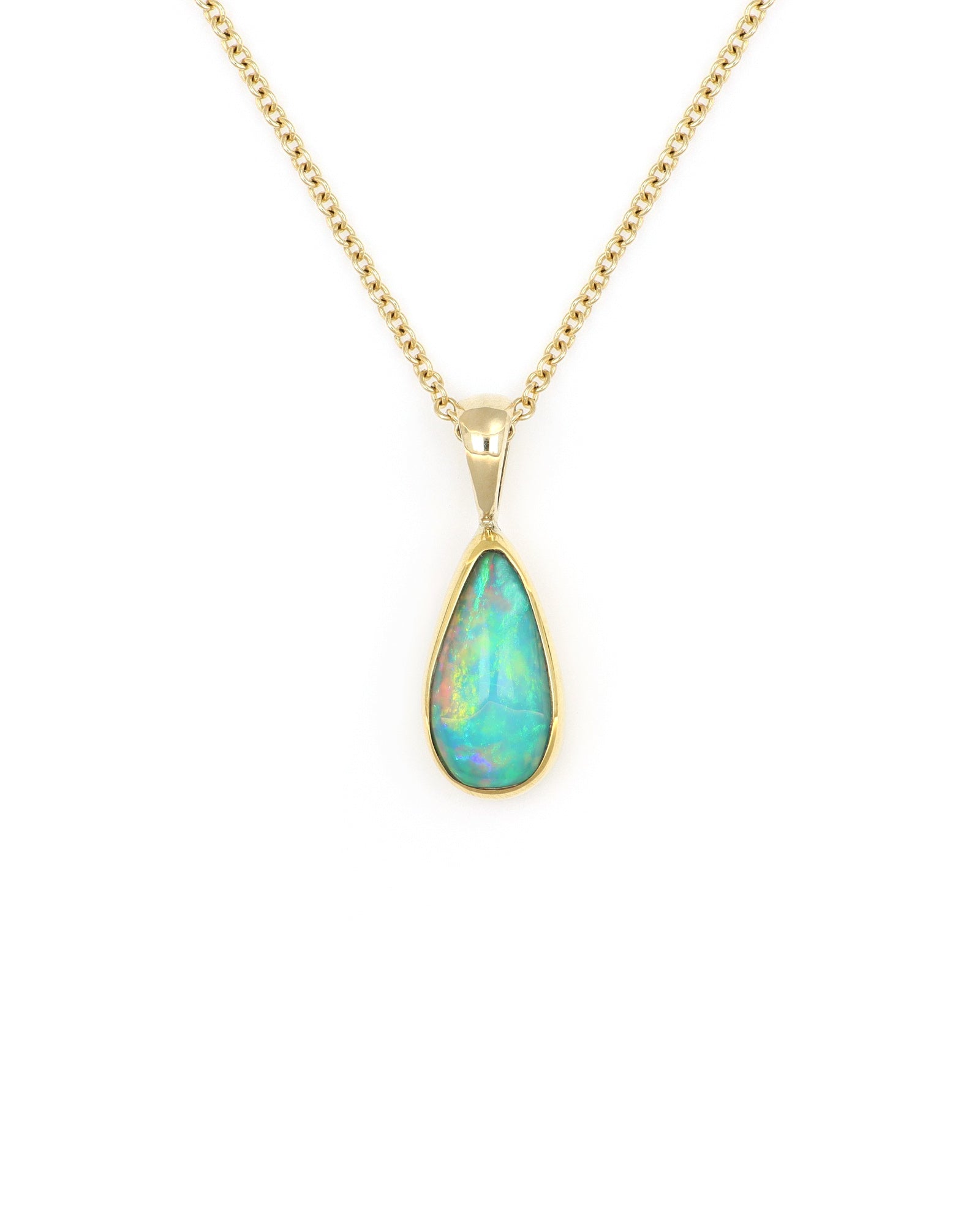 Drop Opal Pendant