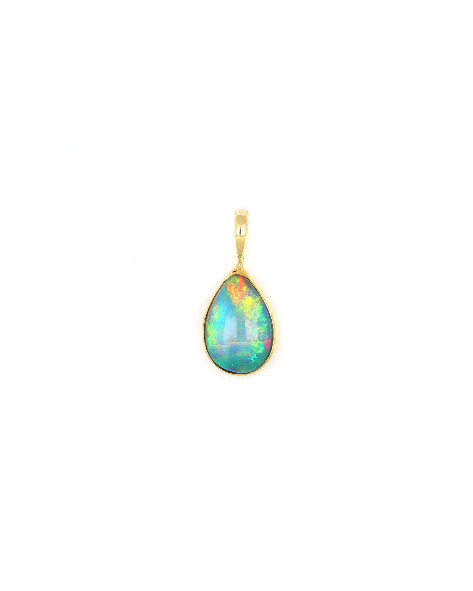 Mini Drop Opal Pendant