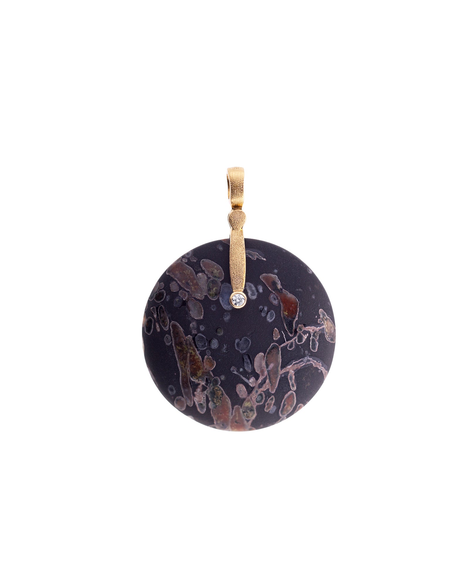 Plum Blossom Jasper Sticks & Stones Pendant – Green Lake Gallery