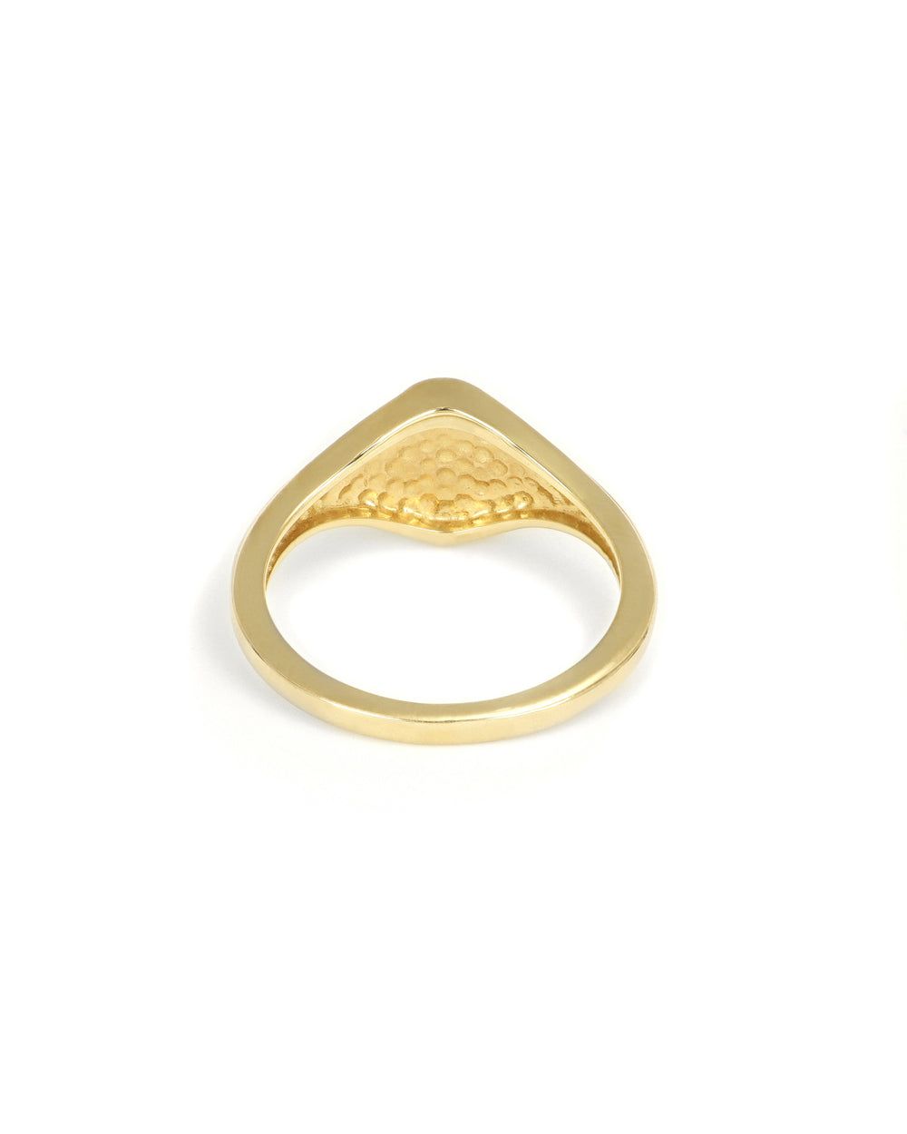 Engravable 14k Yellow Gold Signet Ring