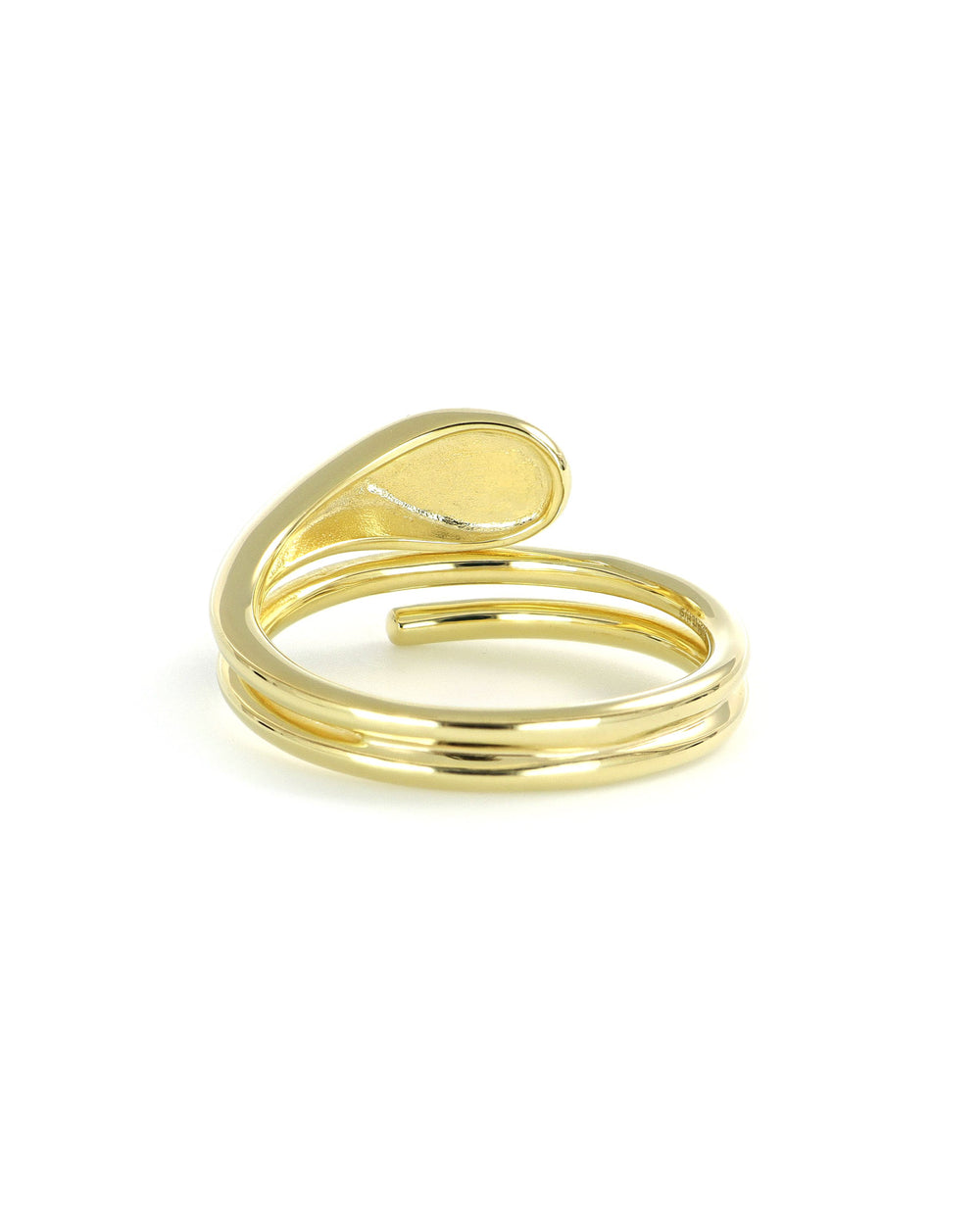 Pave Diamond Bypass Ring