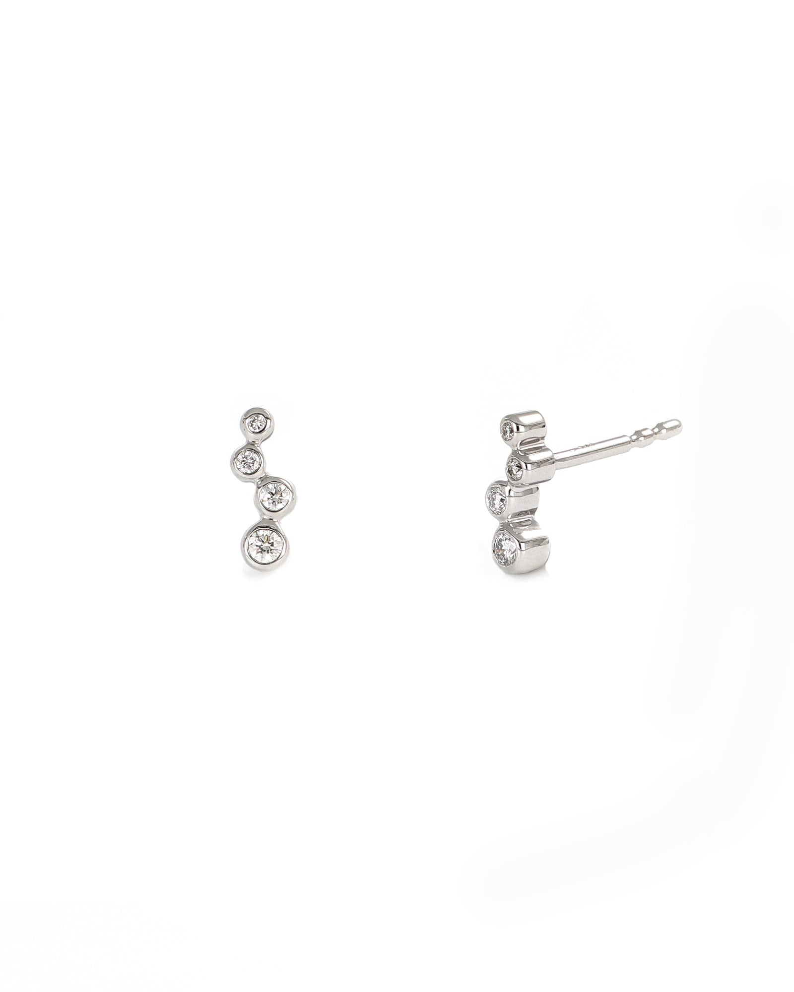 Diamond Bubbles Studs