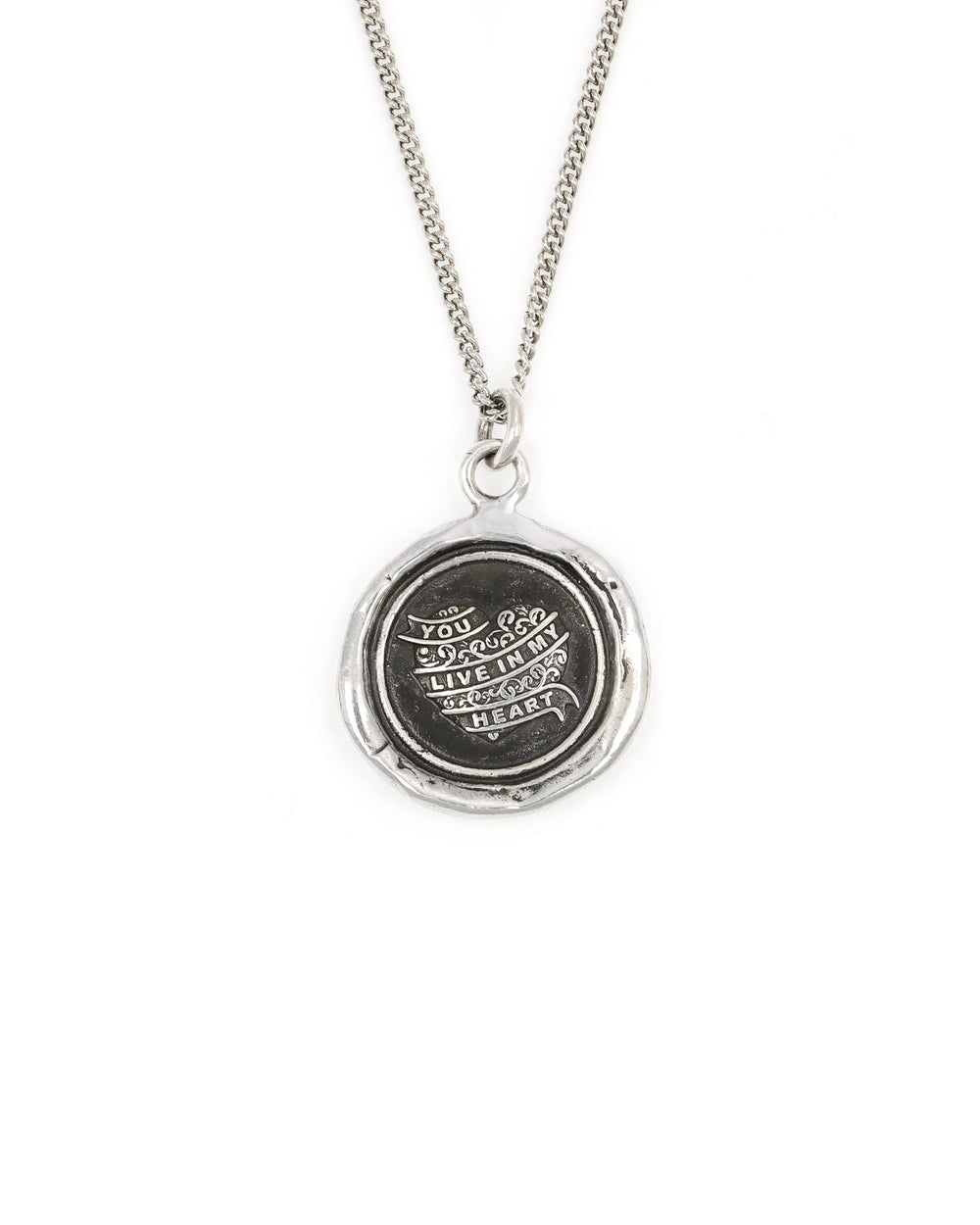 You Live in My Heart Talisman Necklace
