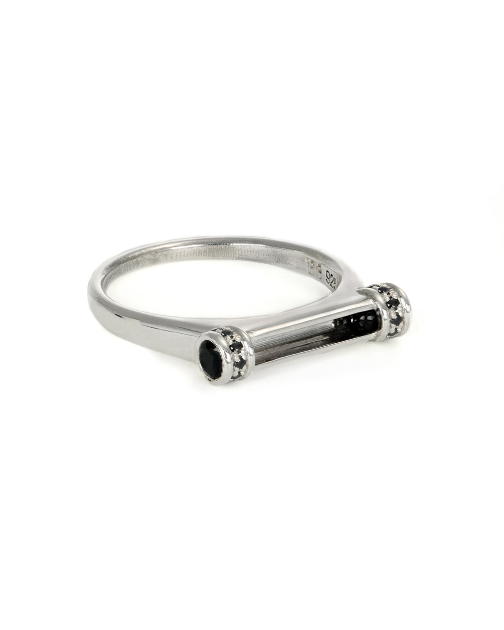 Silver Pipeline Ring