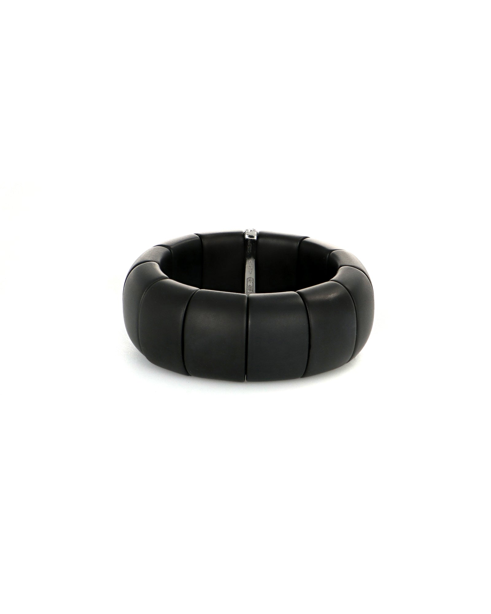 Stretch Ceramic and Diamond Ring