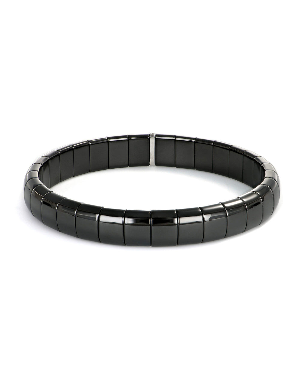 Stretch Ceramic and Diamond Bracelet
