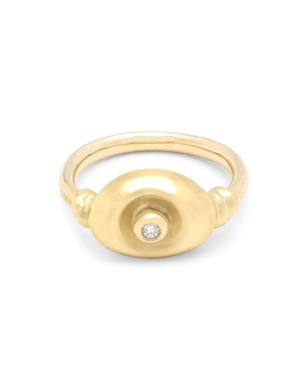 Gold Pebble Ring