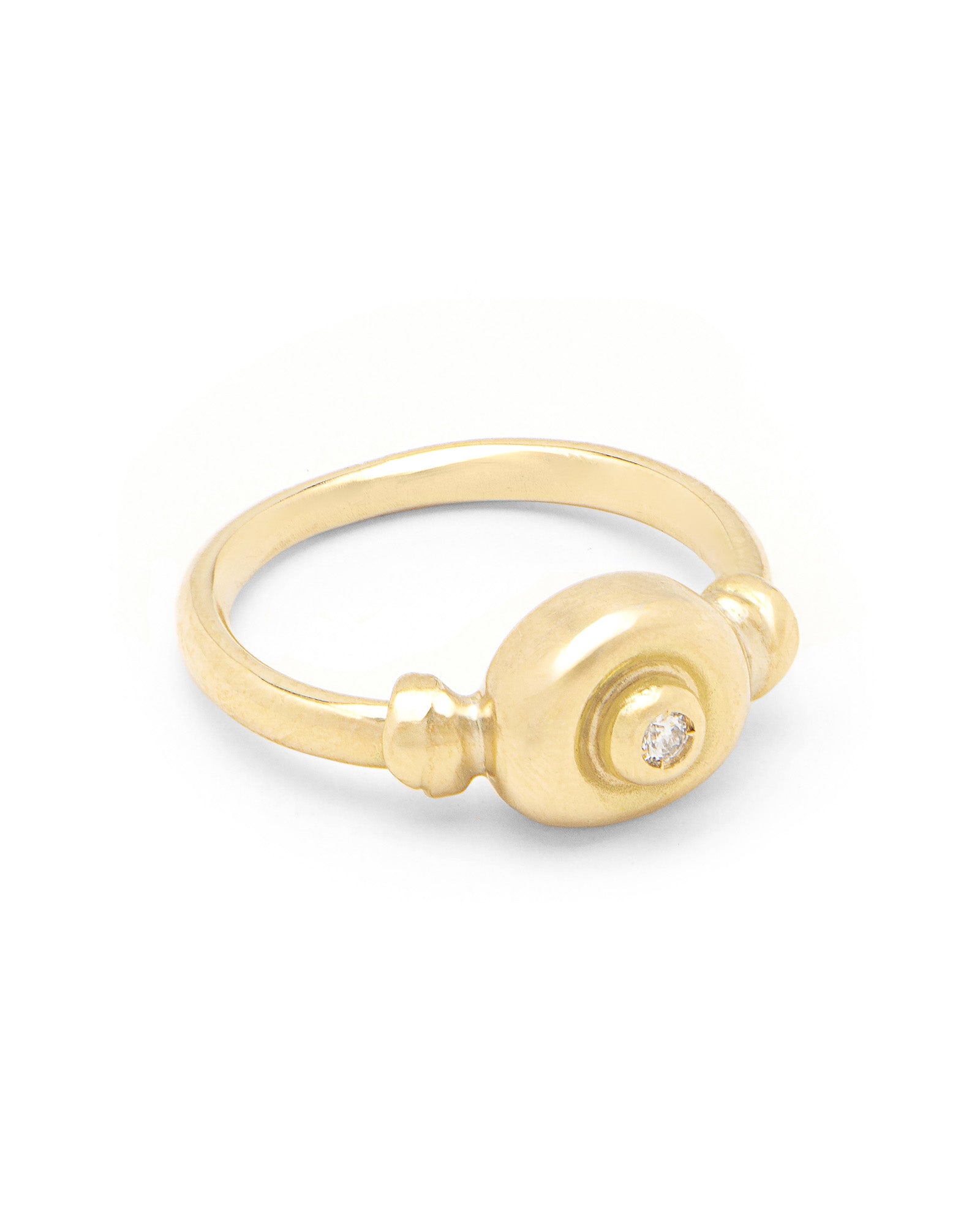 Gold Pebble Ring