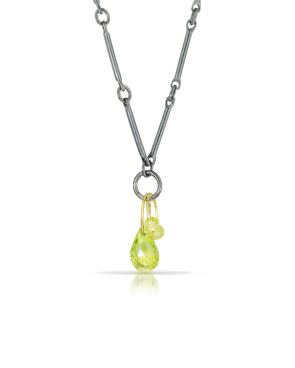 Green Mini Tangle Necklace