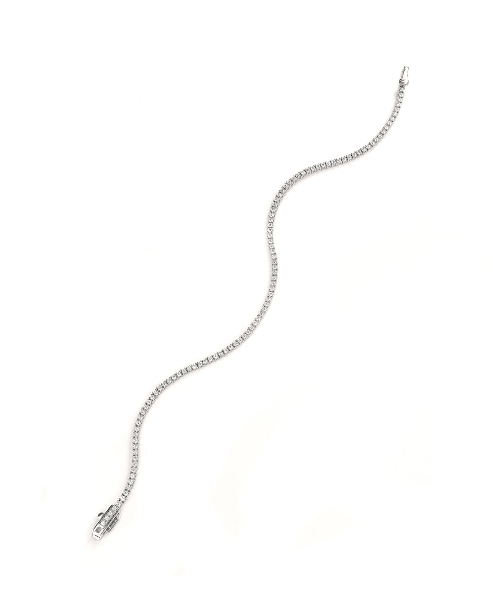 14kw 1.04ctw Natural Diamond Tennis Bracelet