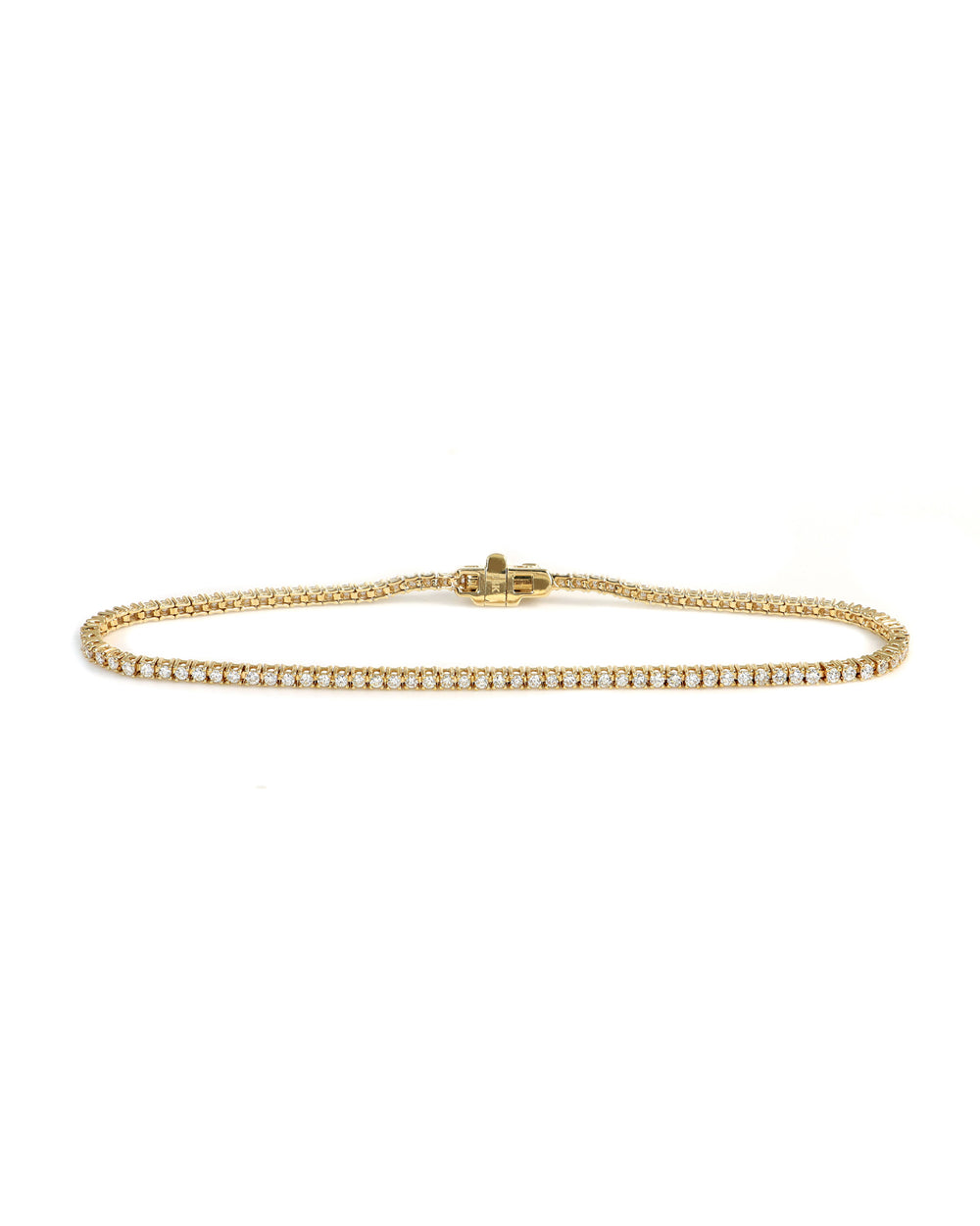 14ky 1.00ct Natural Diamond Tennis Bracelet