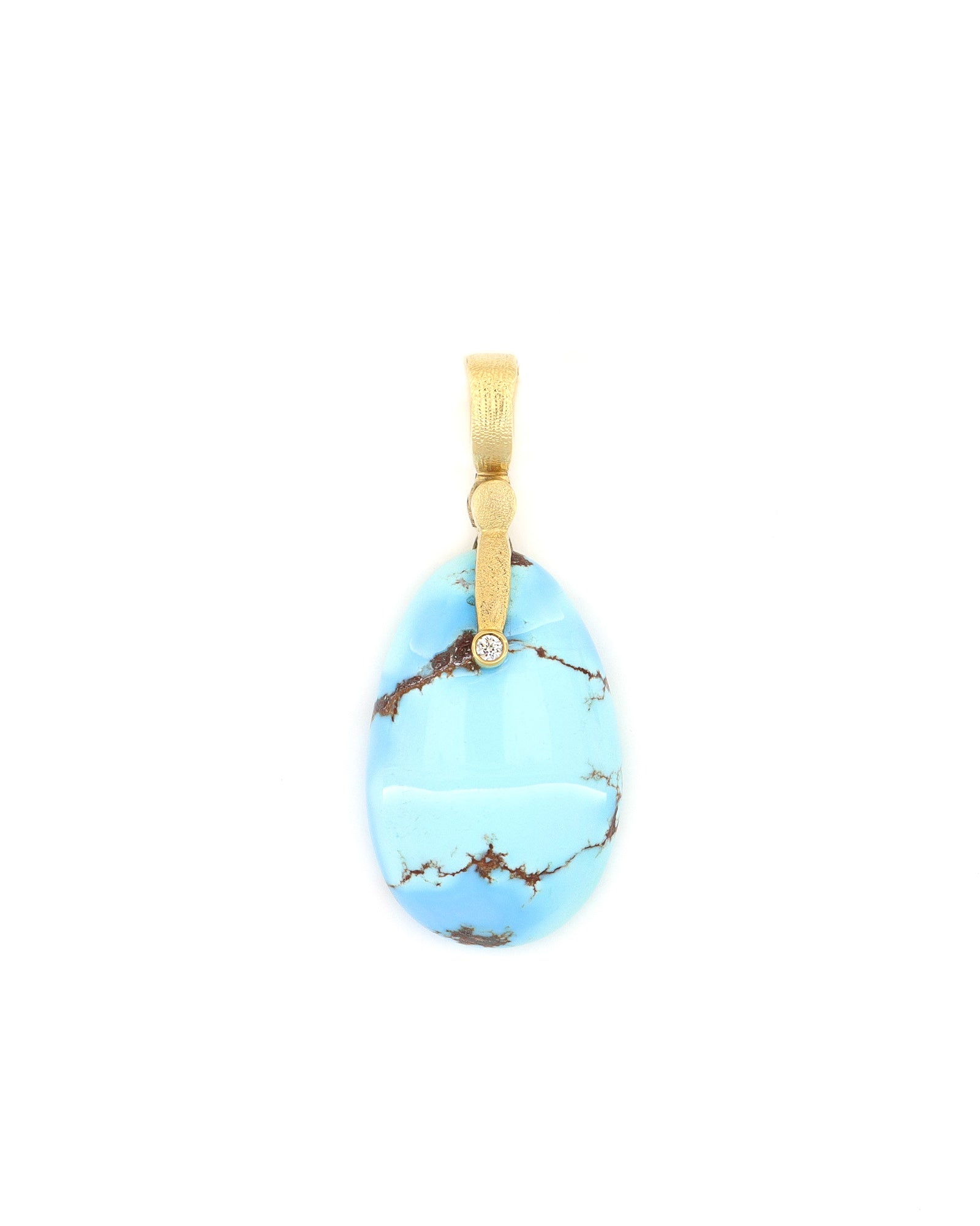 Kazakhstan Turquoise Sticks and Stones Pendant