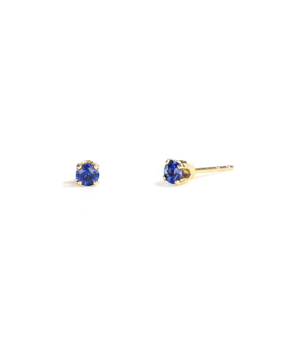 3mm Ceylon Sapphire Studs