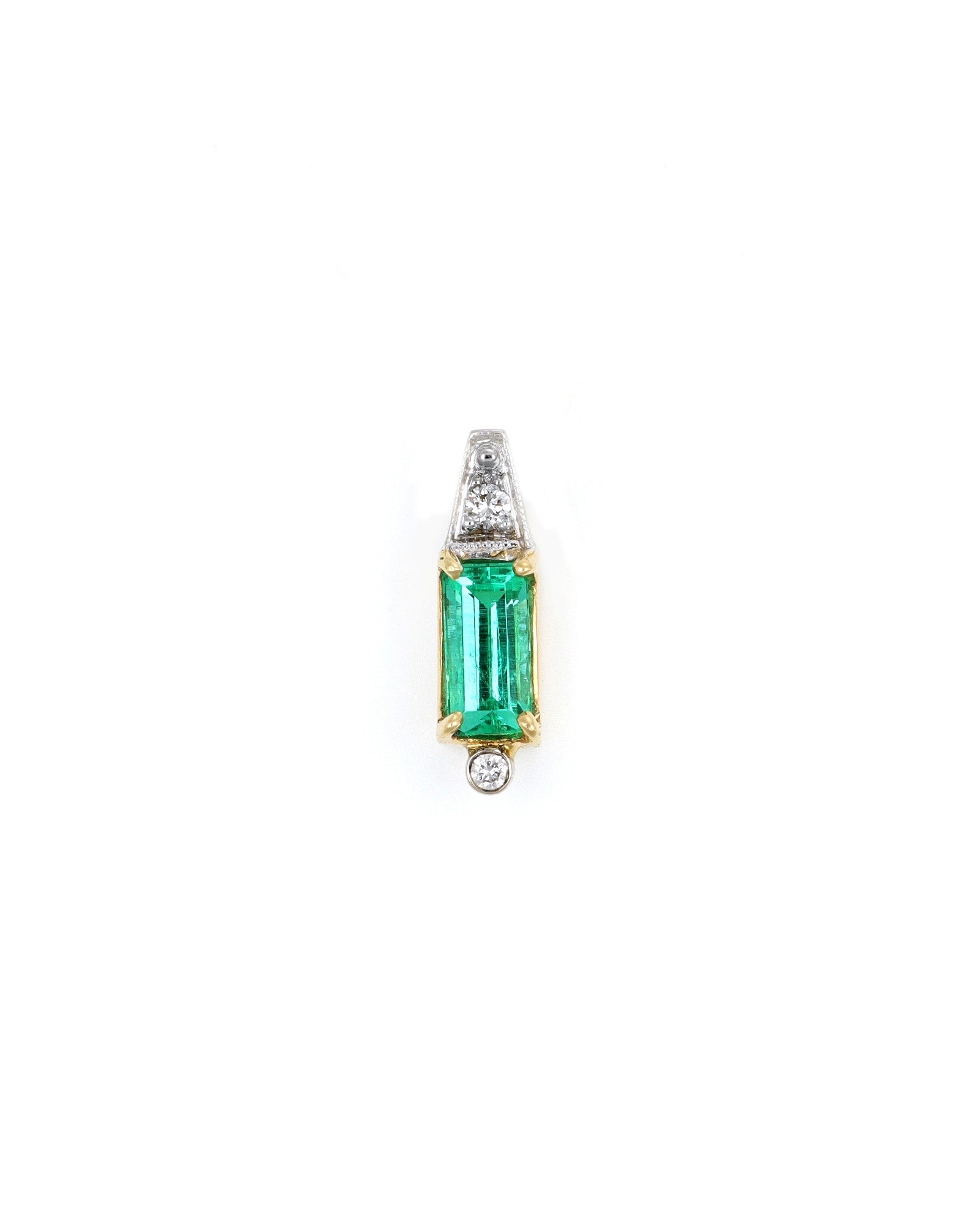Art Deco Emerald Pendant