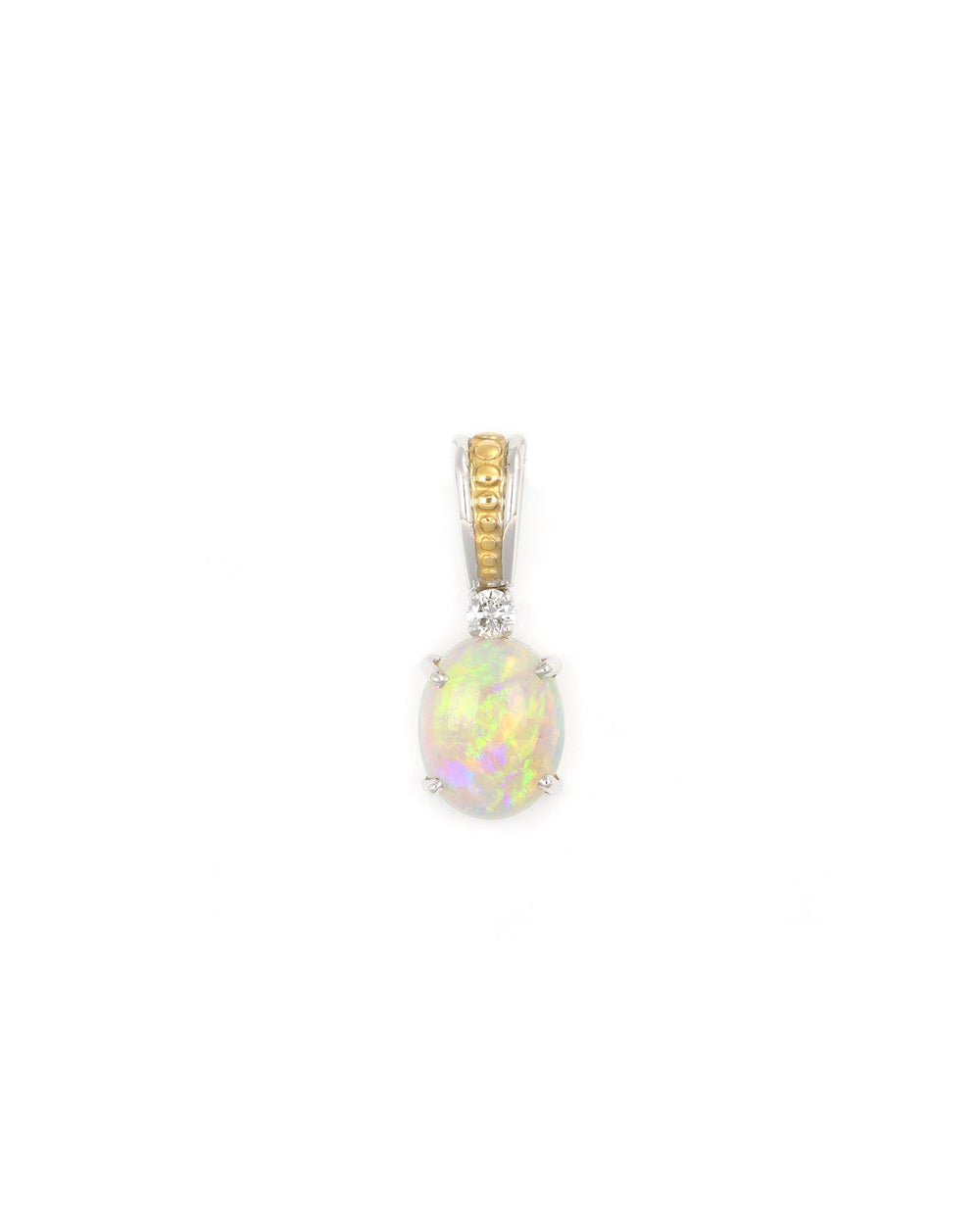 Two Tone Opal Pendant