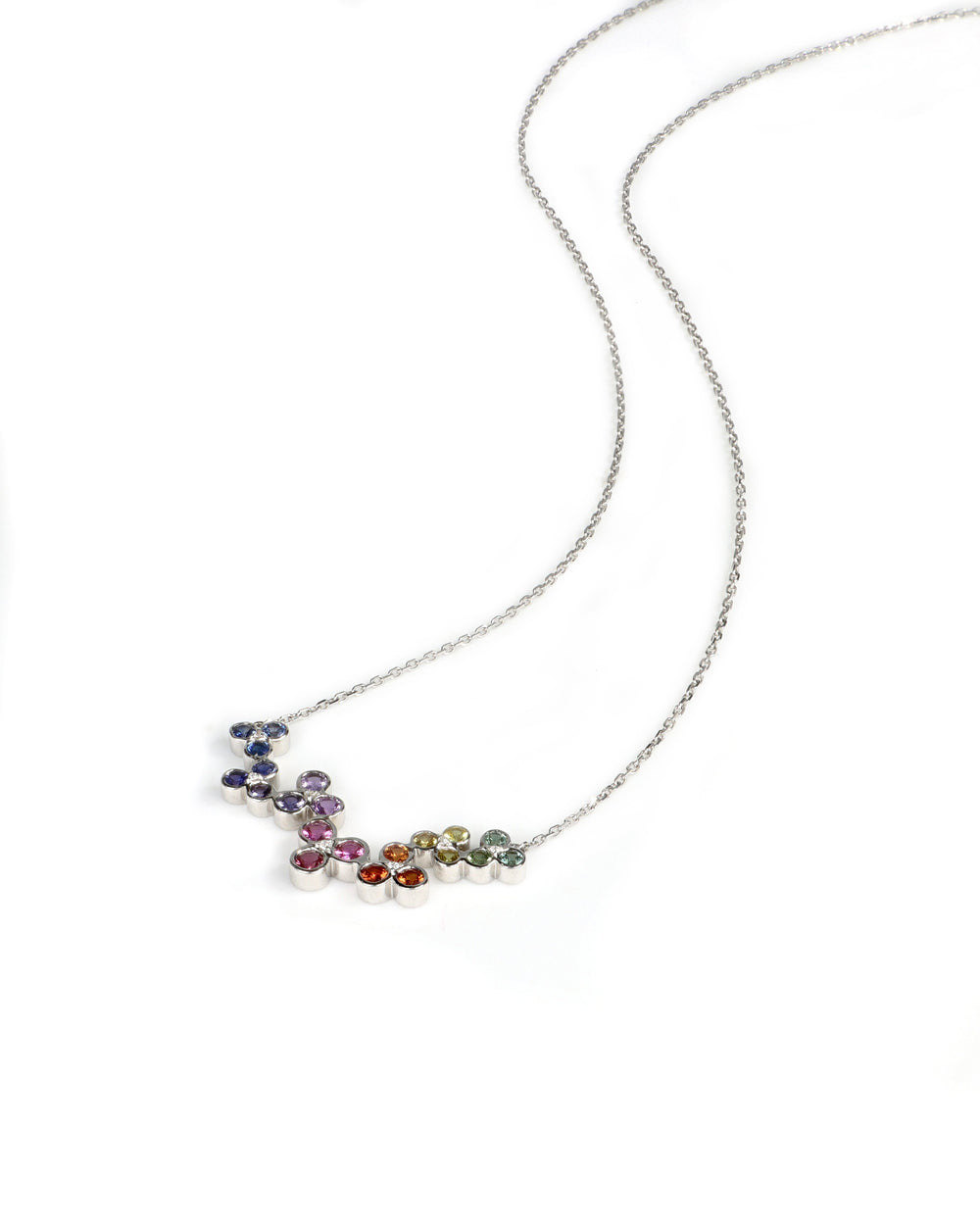 Rainbow Sapphire Necklace