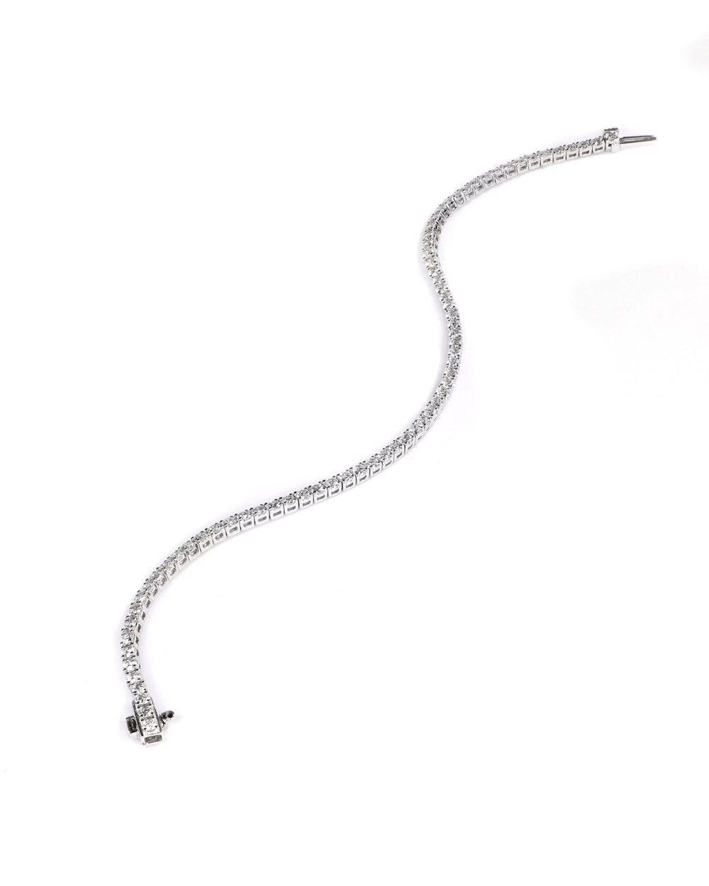 3.09ctw Natural Diamond Tennis Bracelet