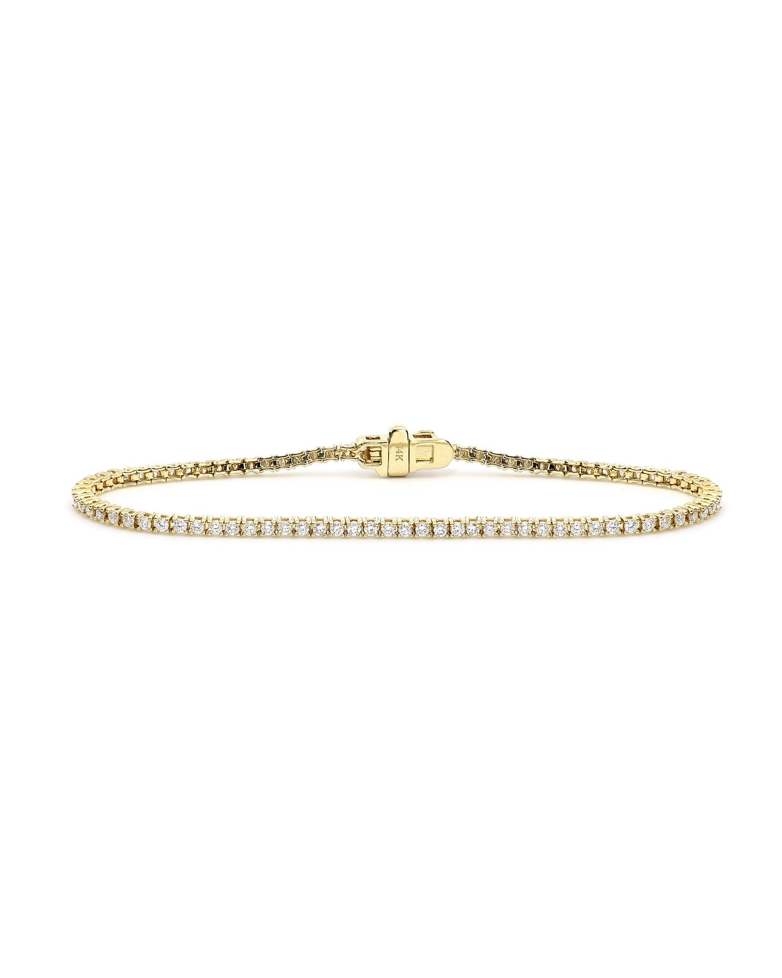 2.01ctw Natural Diamond Tennis Bracelet