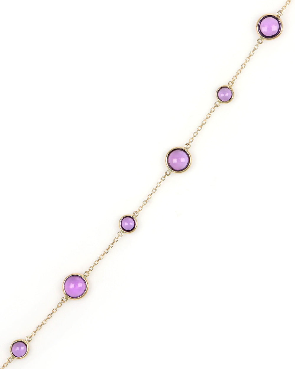 Amethyst Station Necklace