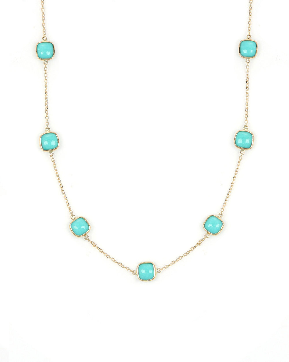 Turquoise Station Necklace