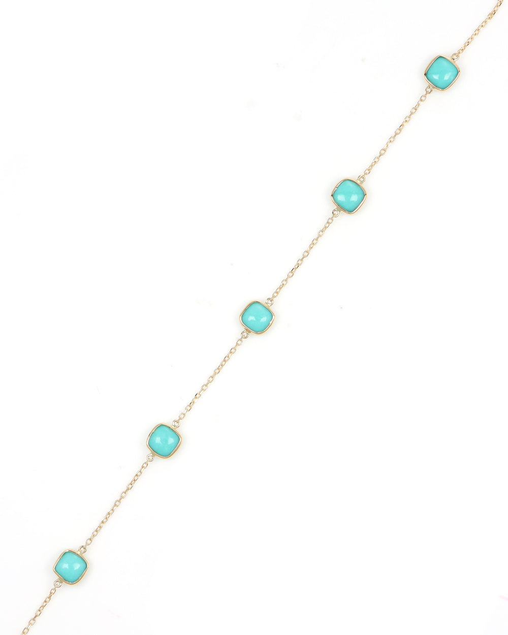 Turquoise Station Necklace