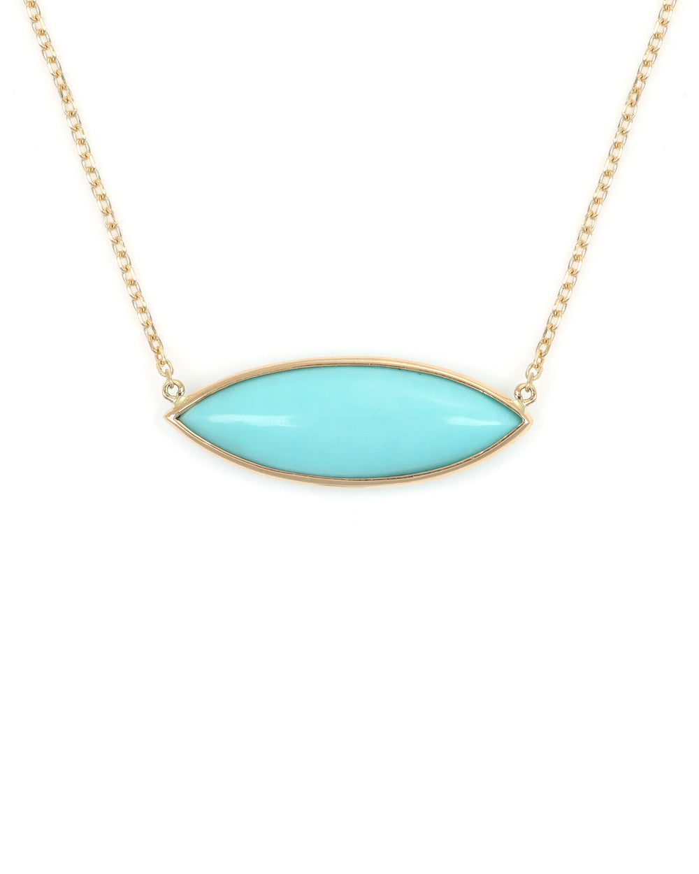 Marquise Turquoise Necklace