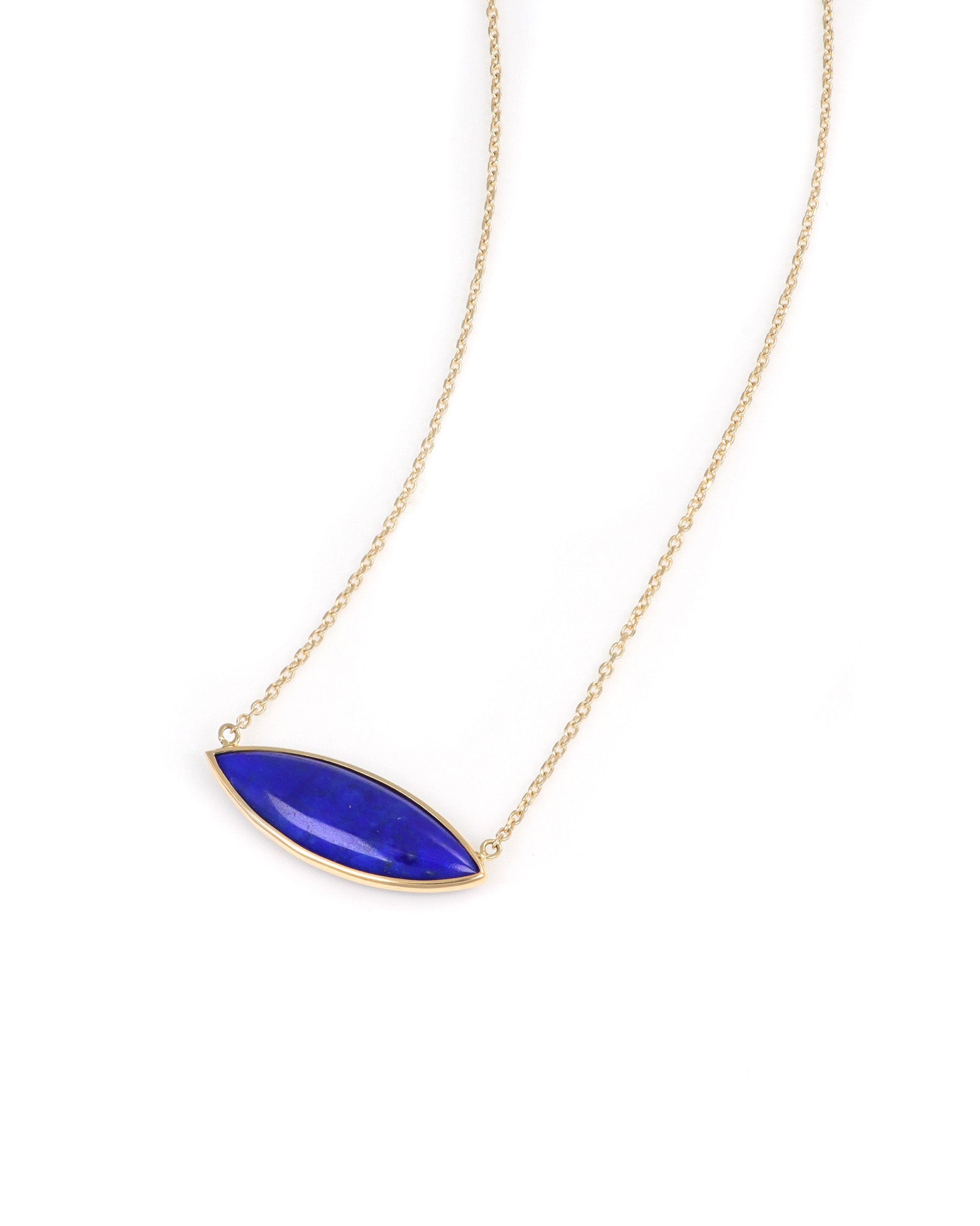 Marquise Lapis Necklace