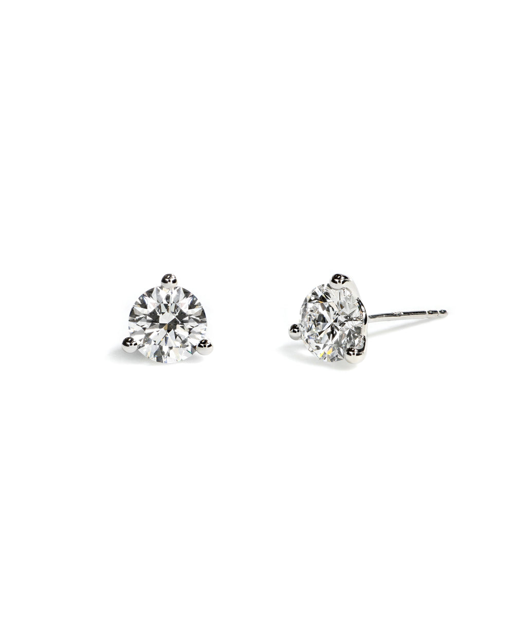 2.00ctw Lab Diamond Martini Stud Earrings