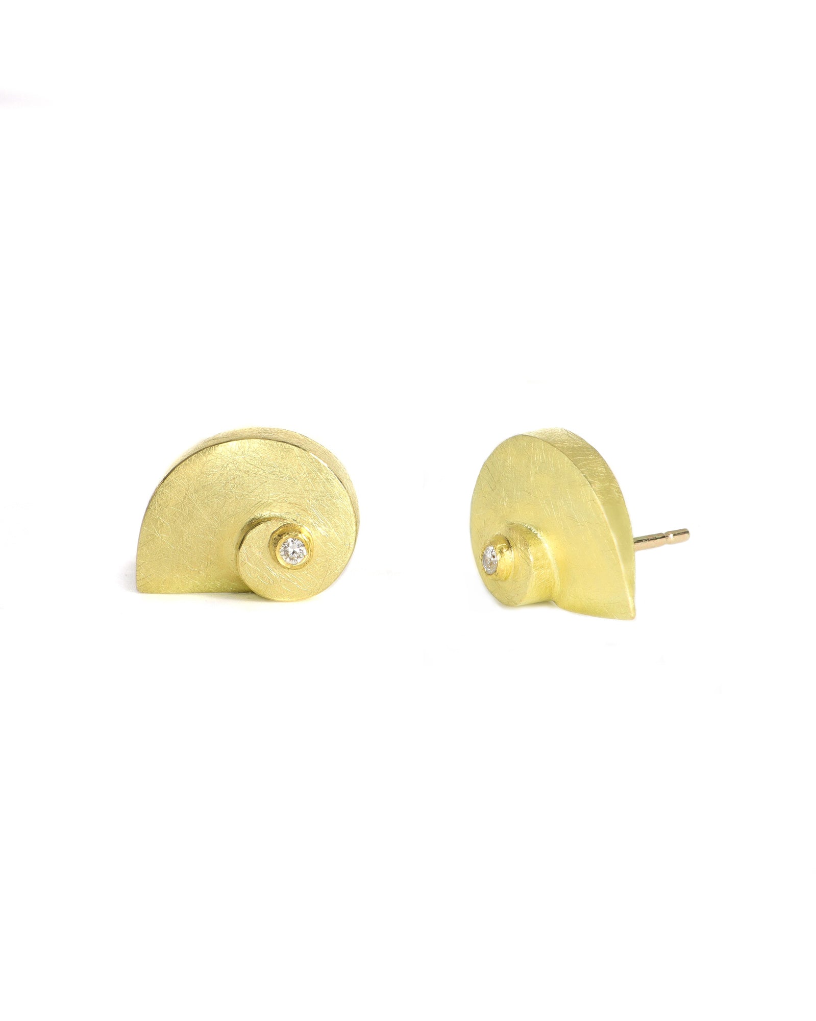 Nautilus with Diamonds Earrings