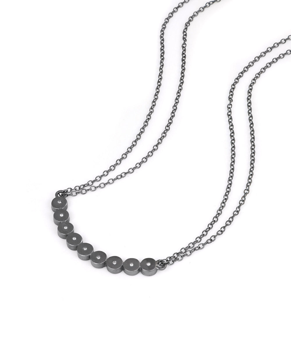 Arc Necklace With Diamonds