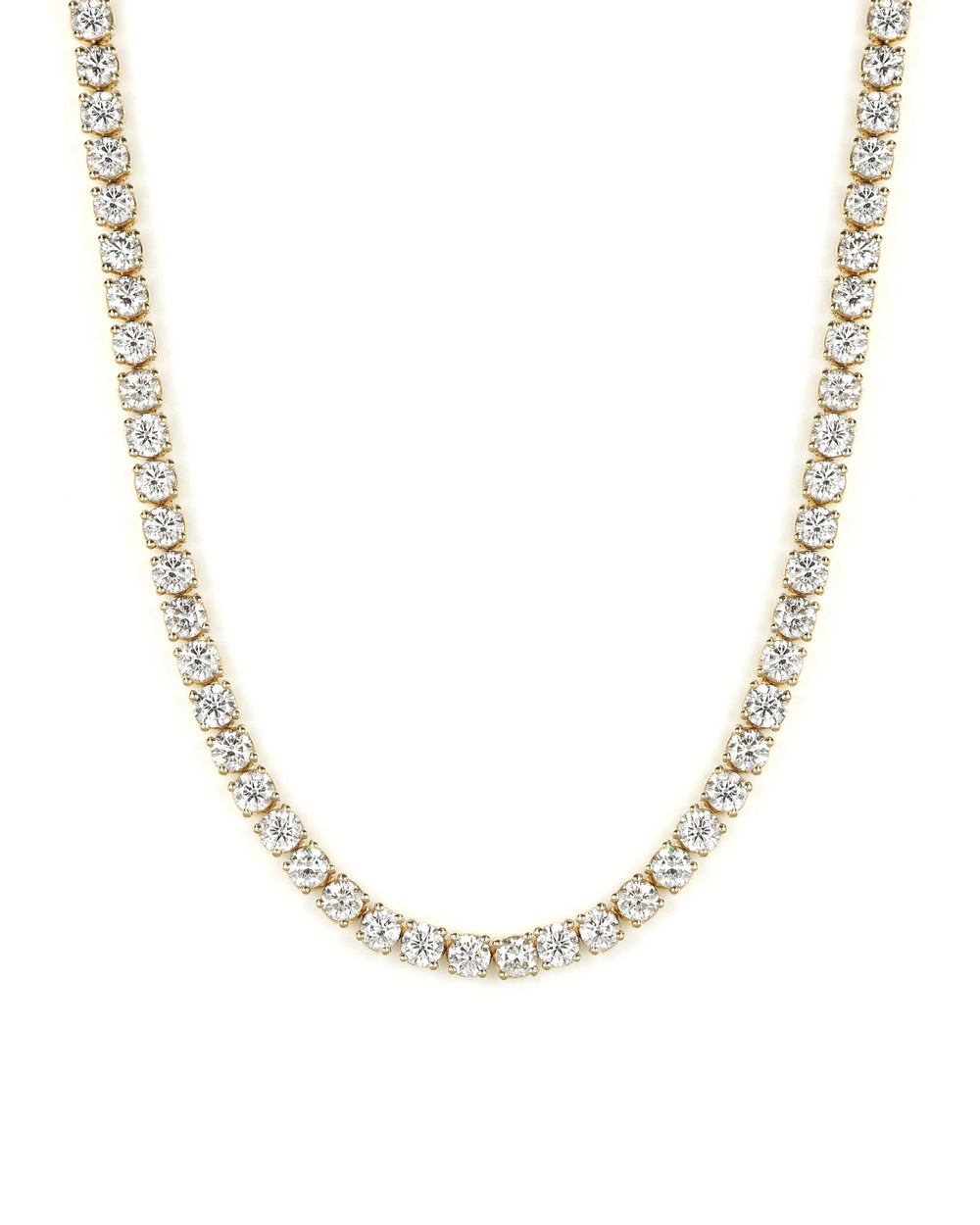 20.0ctw Round Lab Diamond Tennis Necklace