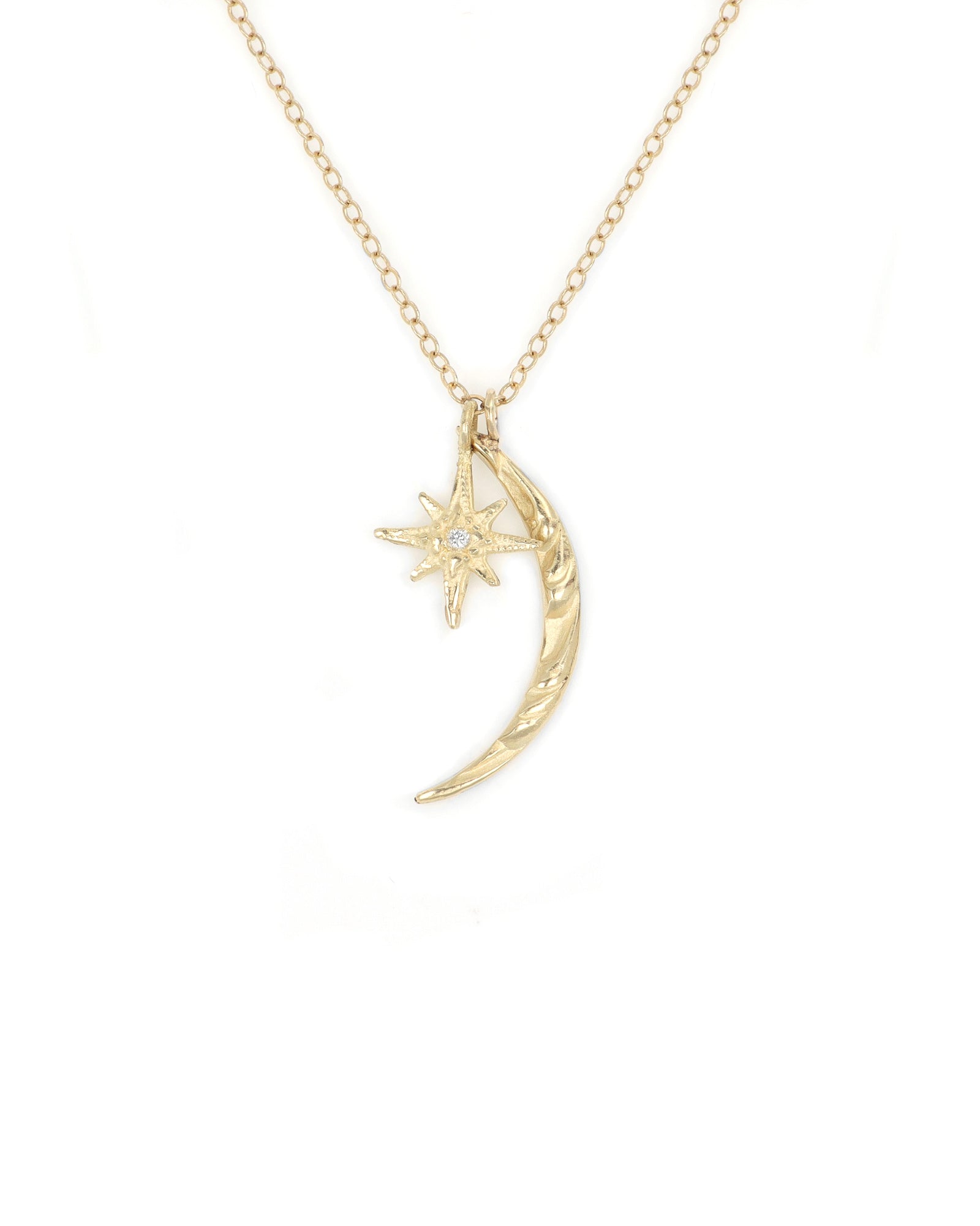 Star and Moon Necklace