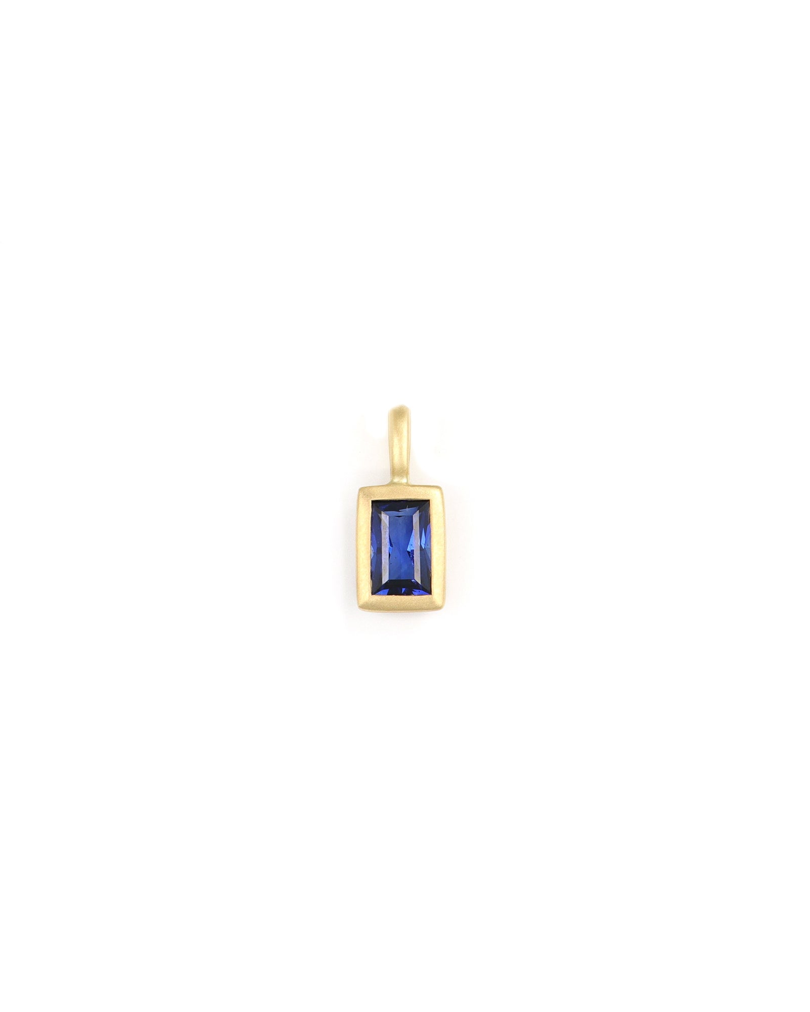 Radiant Blue Sapphire Charm