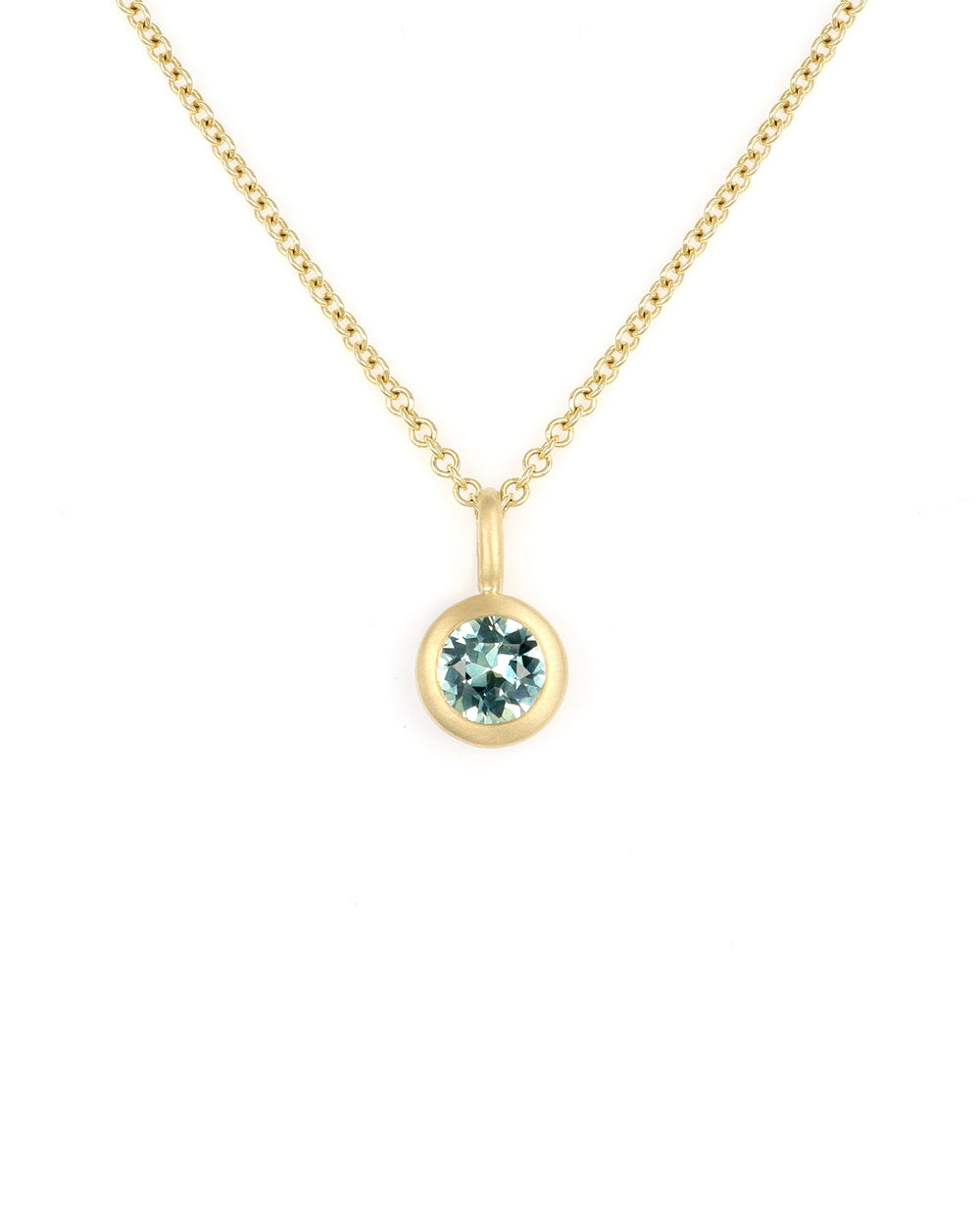 Montana Sapphire Charm