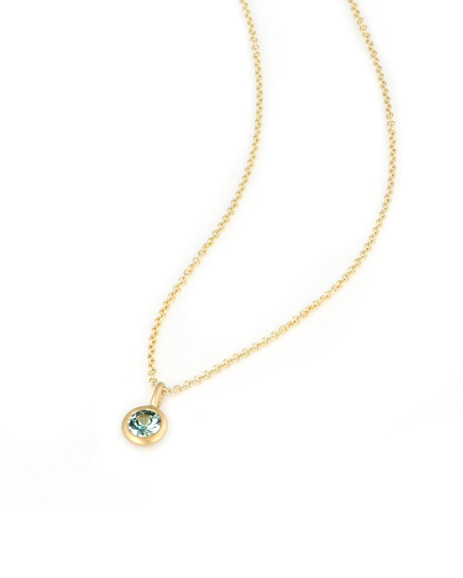 Montana Sapphire Charm