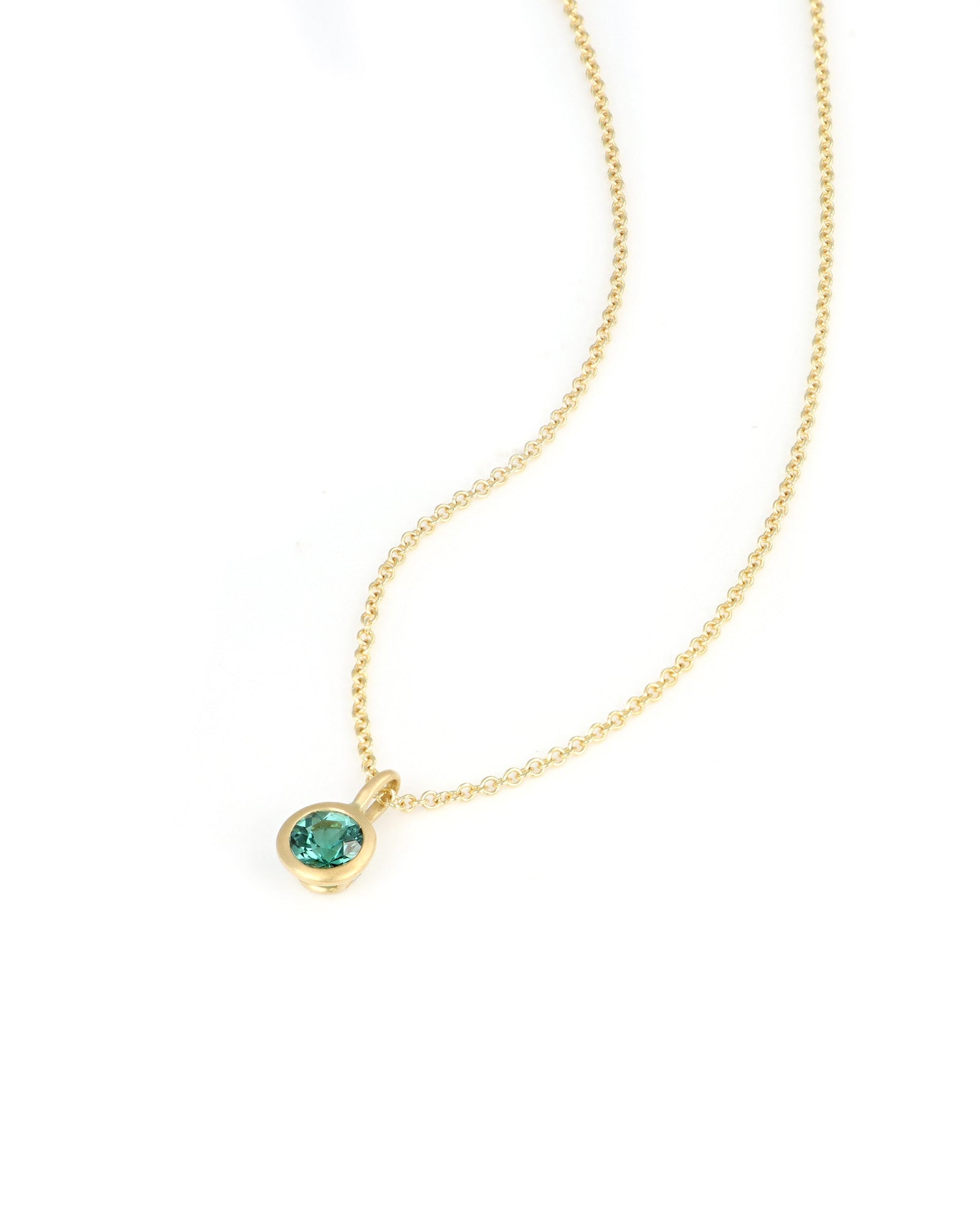 Green Tourmaline Charm