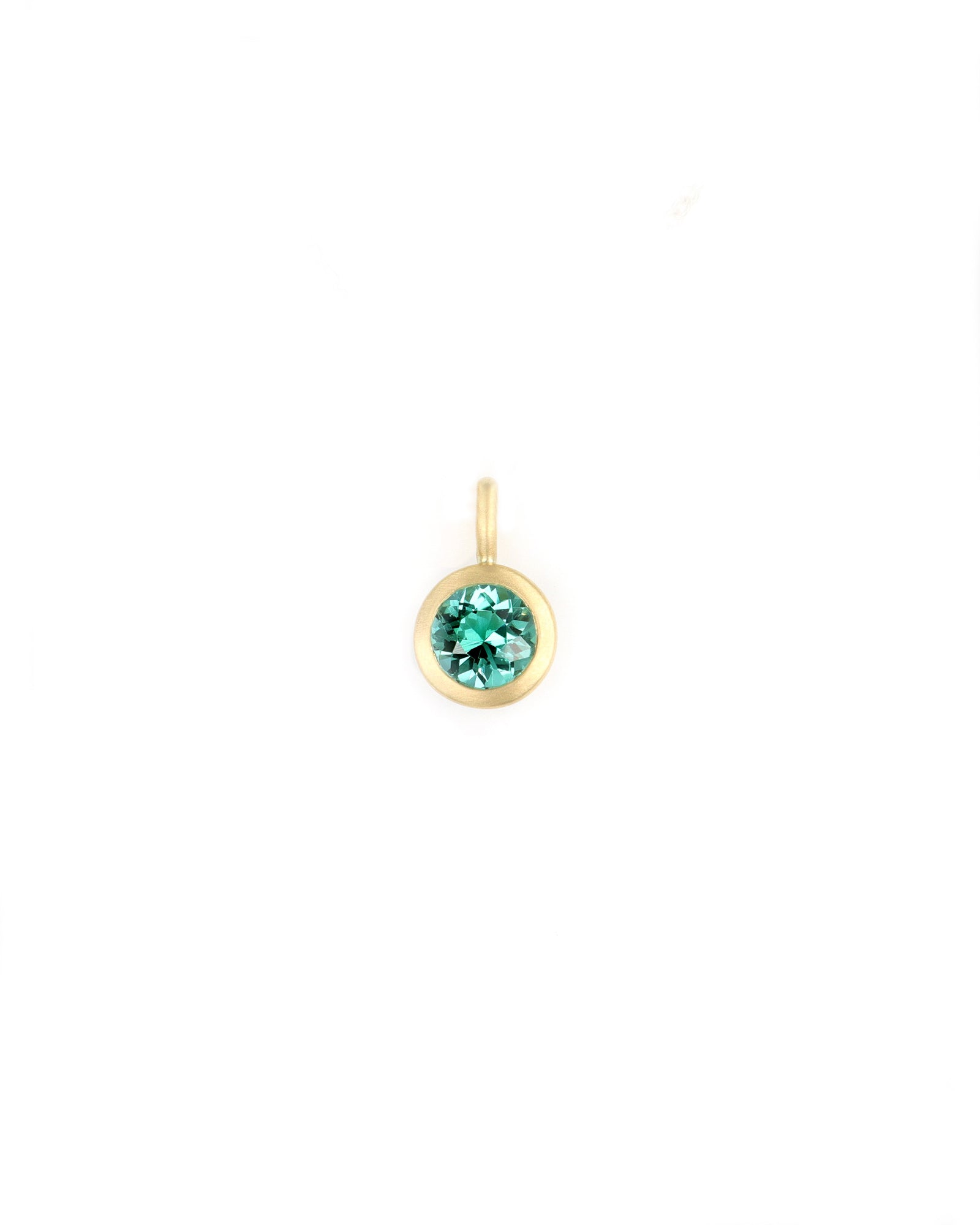 Green Tourmaline Charm