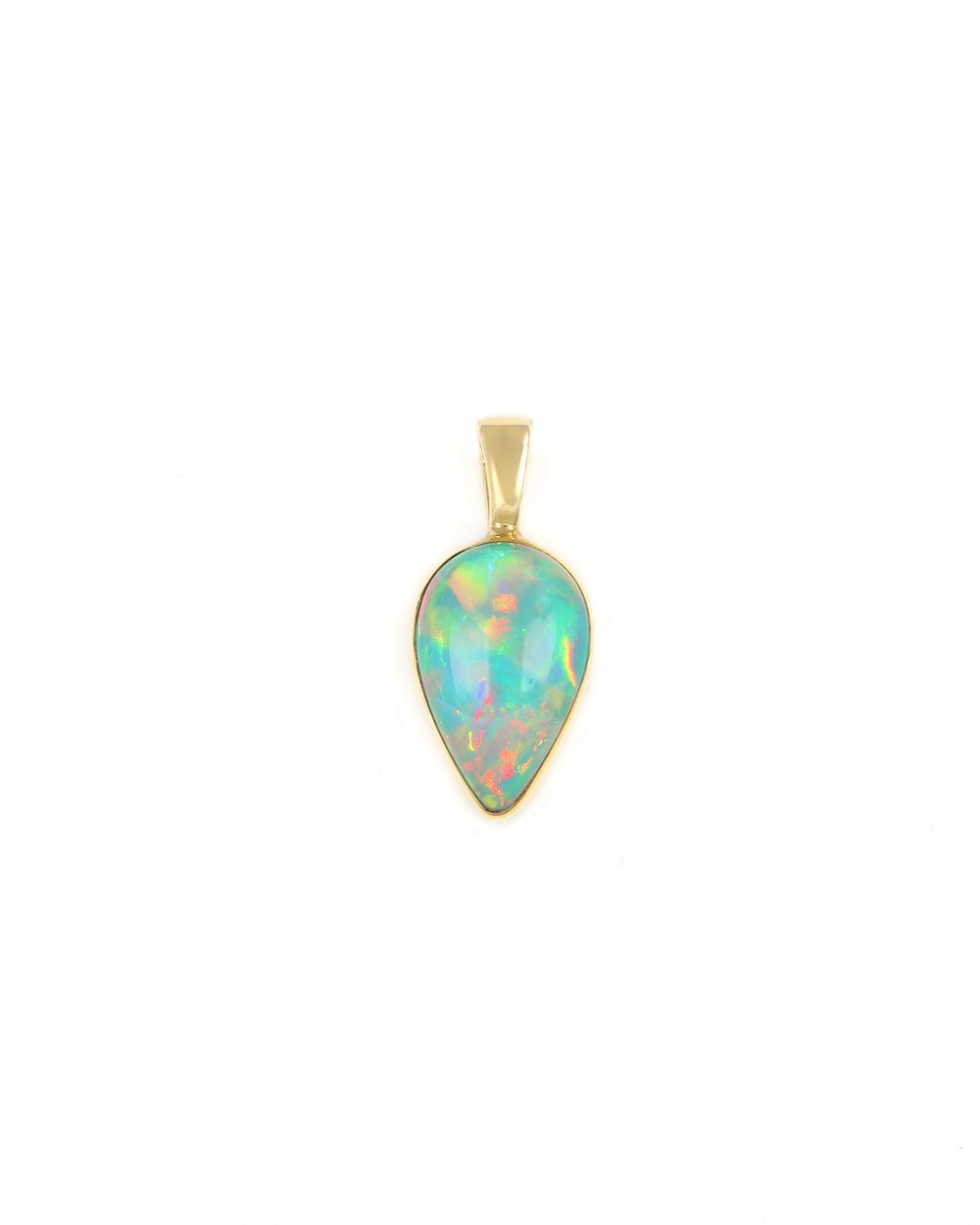 Teardrop Opal Pendant