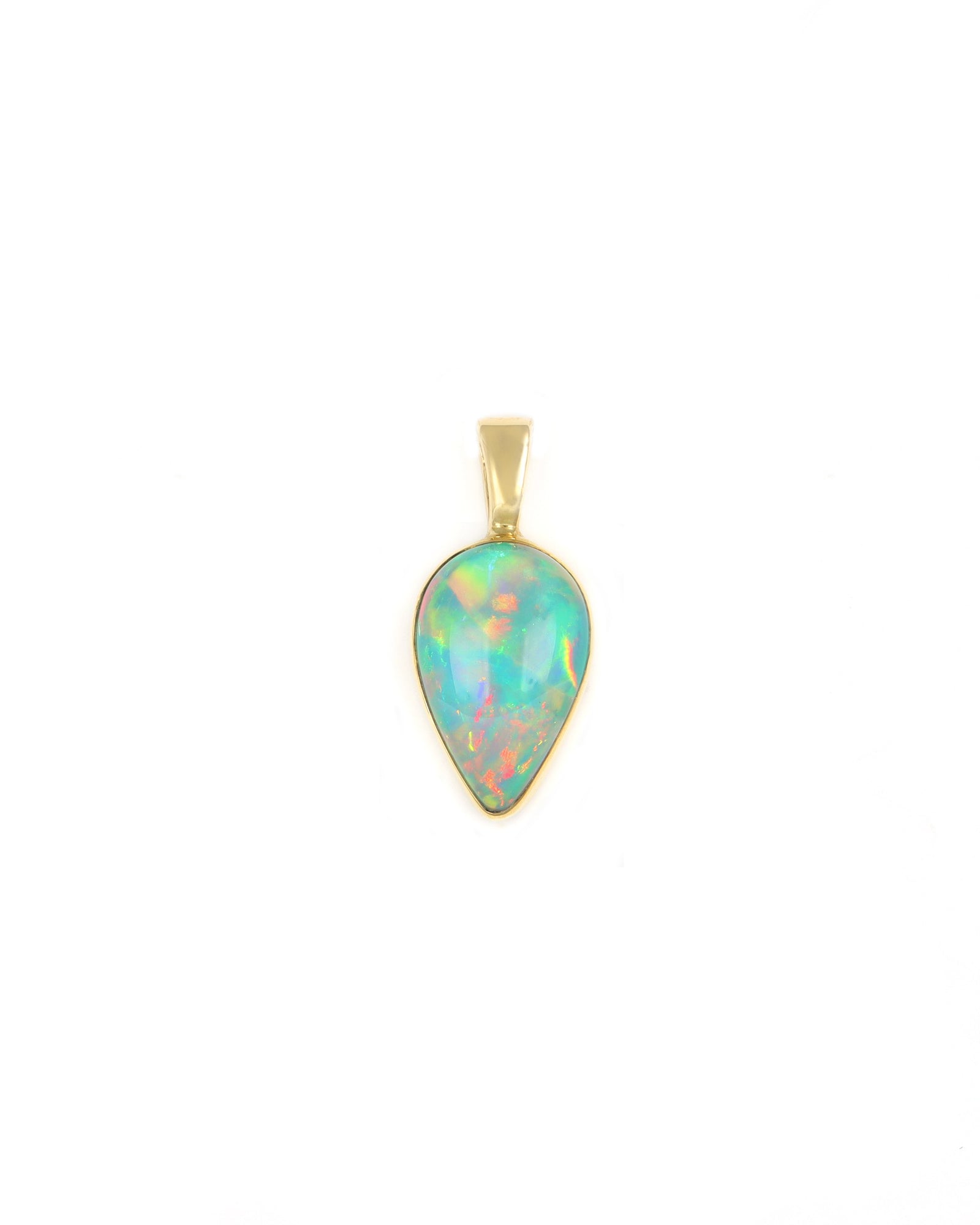 Teardrop Opal Pendant