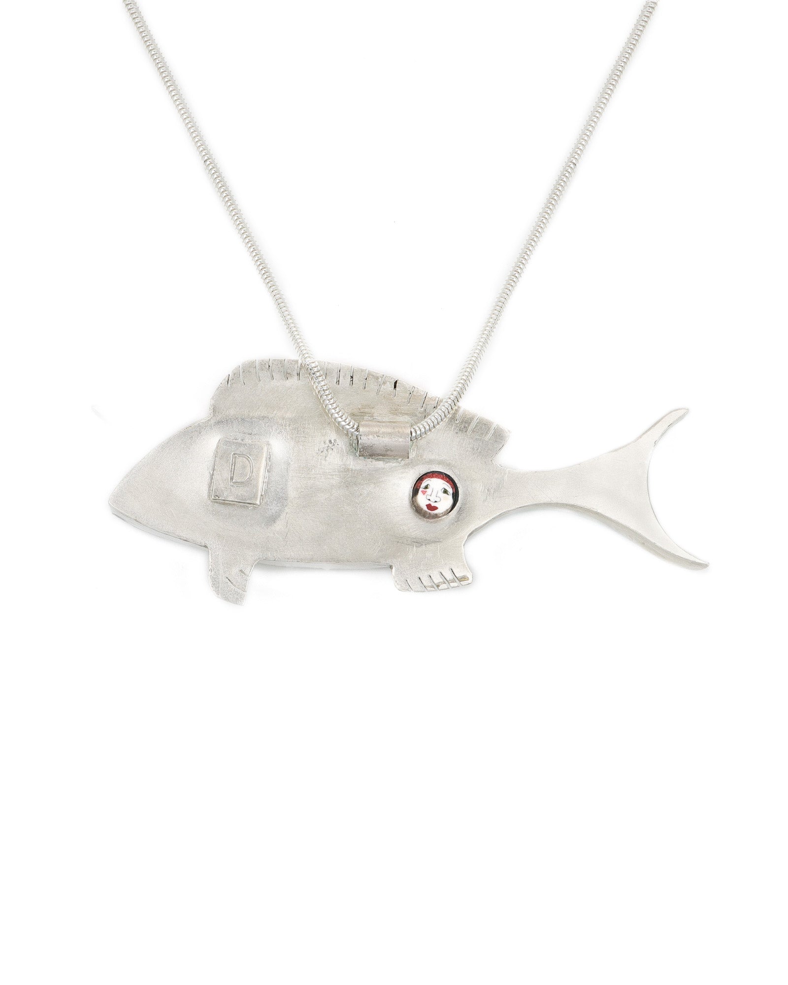 Striped Fish Pendant