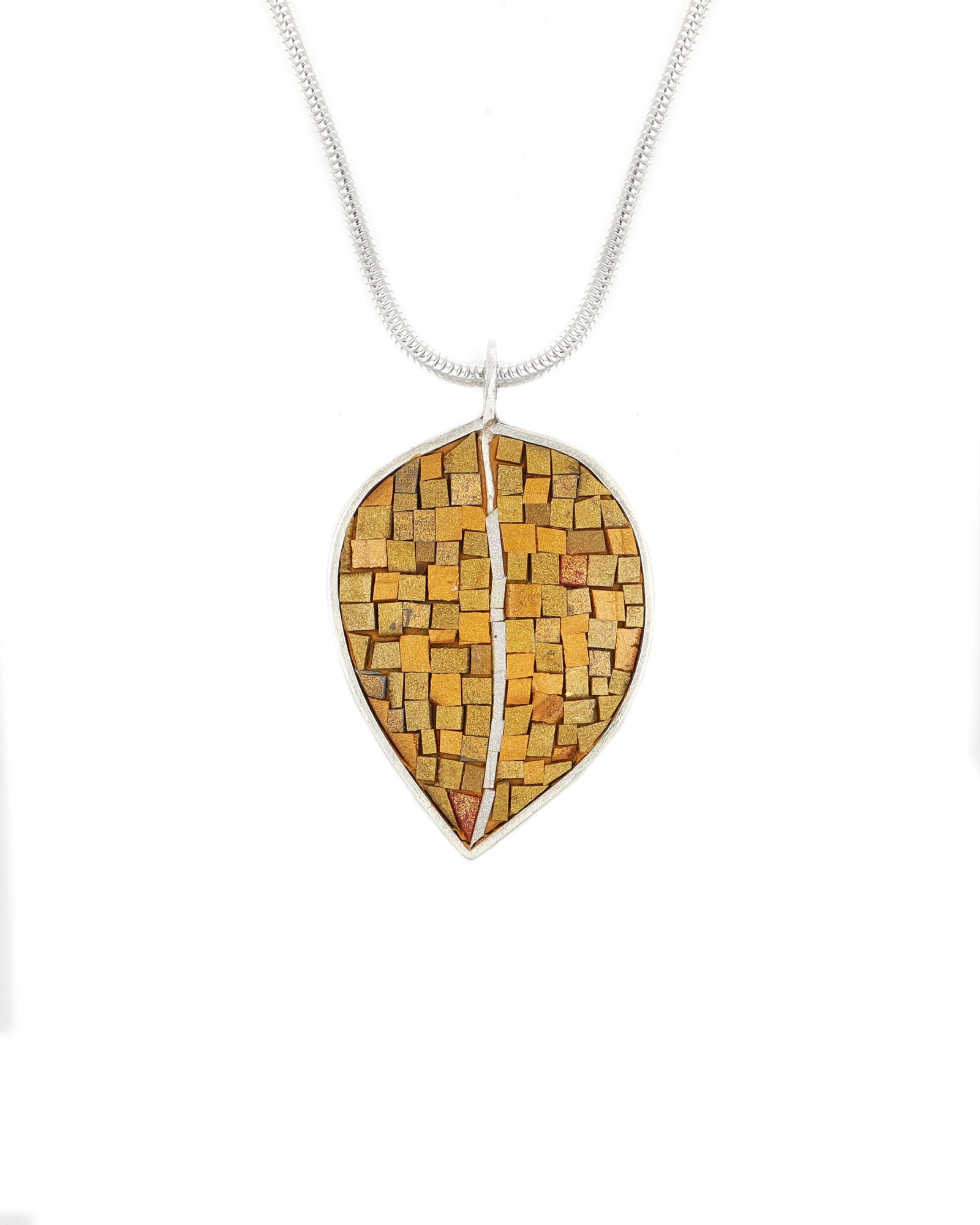 Gold Leaf Pendant