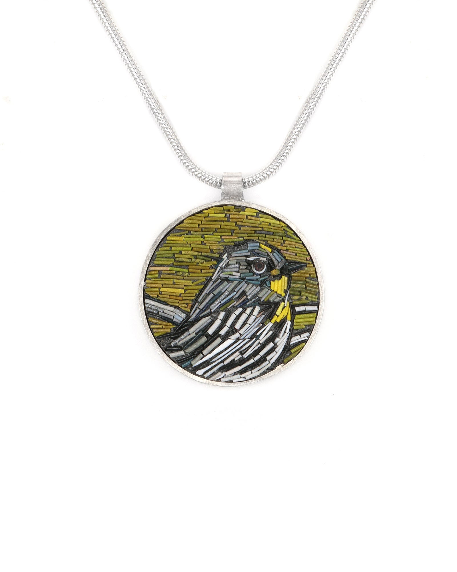 Yellow-Rumped Warbler Pendant