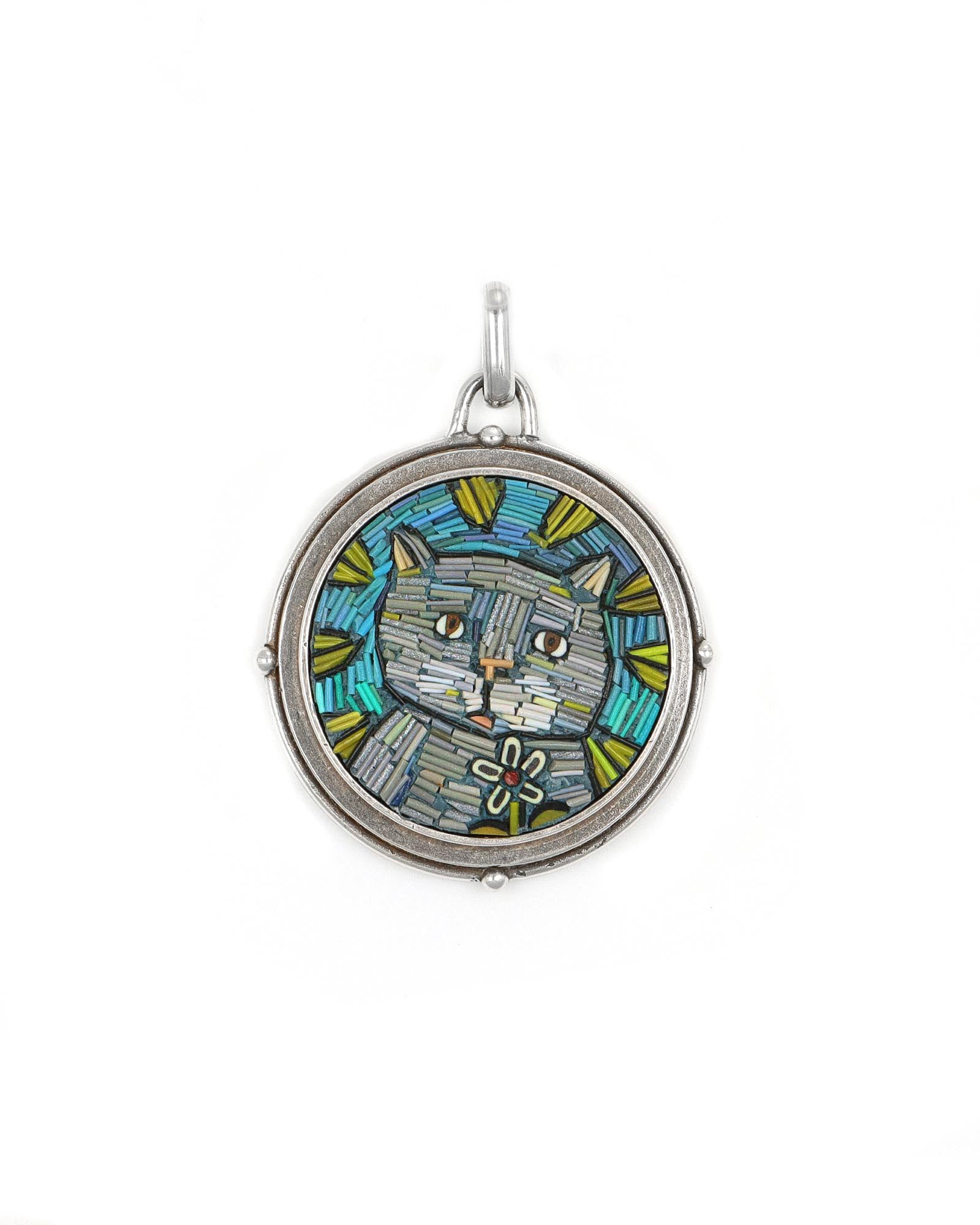 Grey Cat Pendant