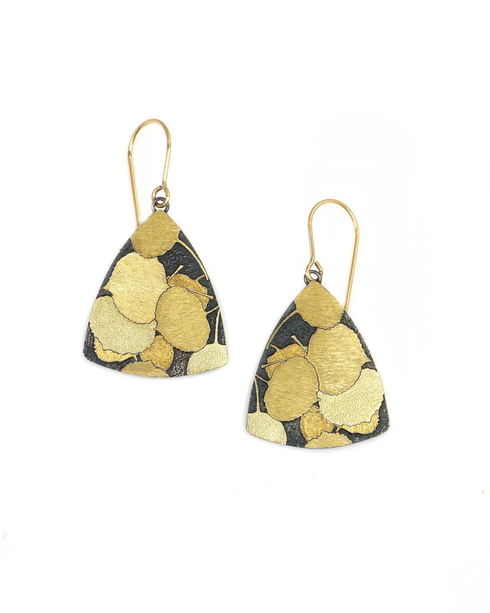 Aspen Leaves Connecting to Earth Drop Earrings